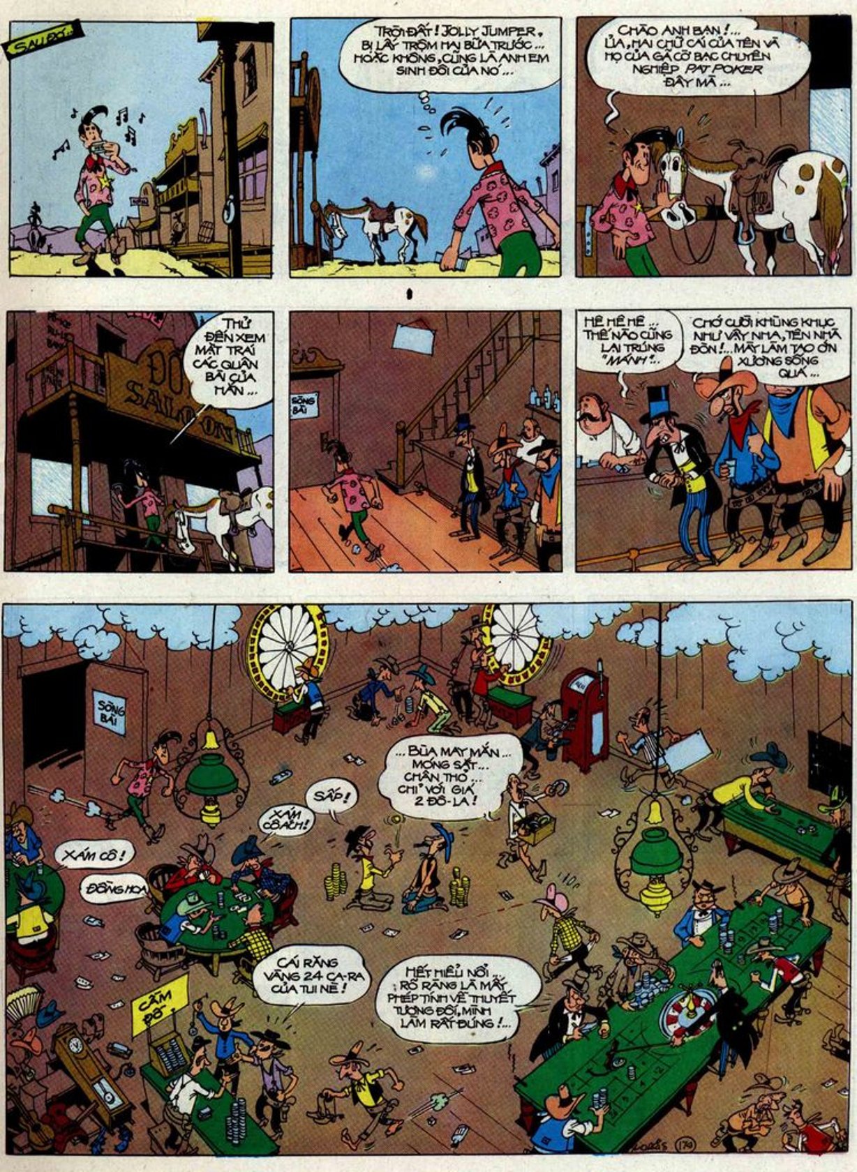 Lucky Luke Chống Gã Pat Poker — page 10