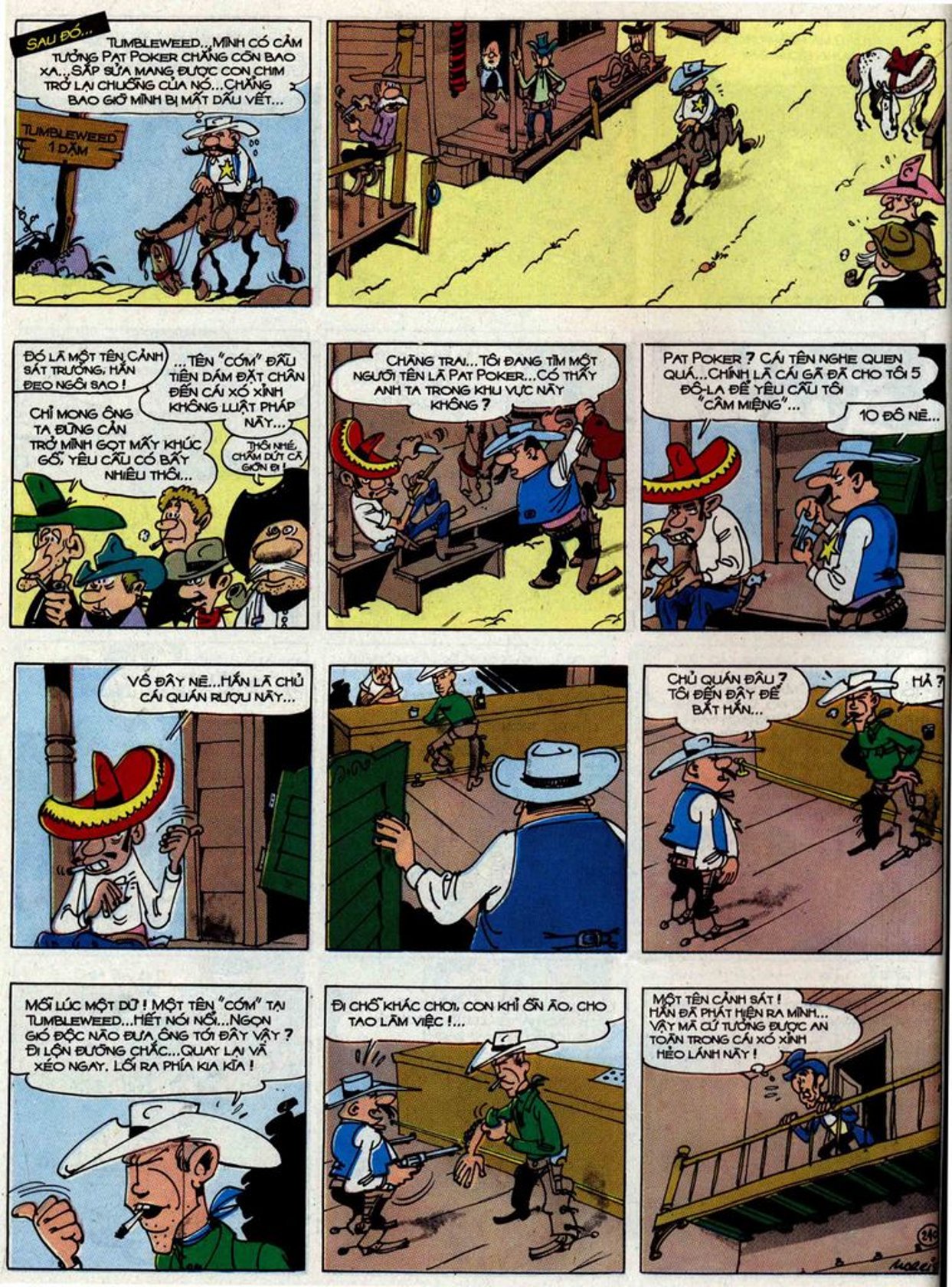 Lucky Luke Chống Gã Pat Poker — page 37