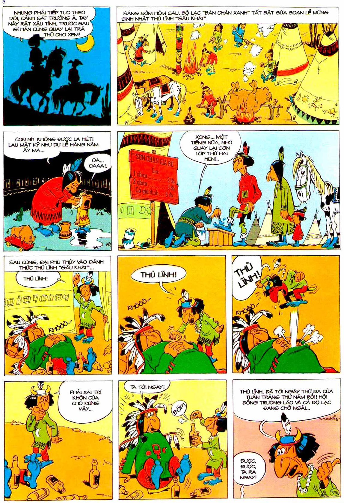 Báo Động Bọn Bàn Chân Xanh — page 7