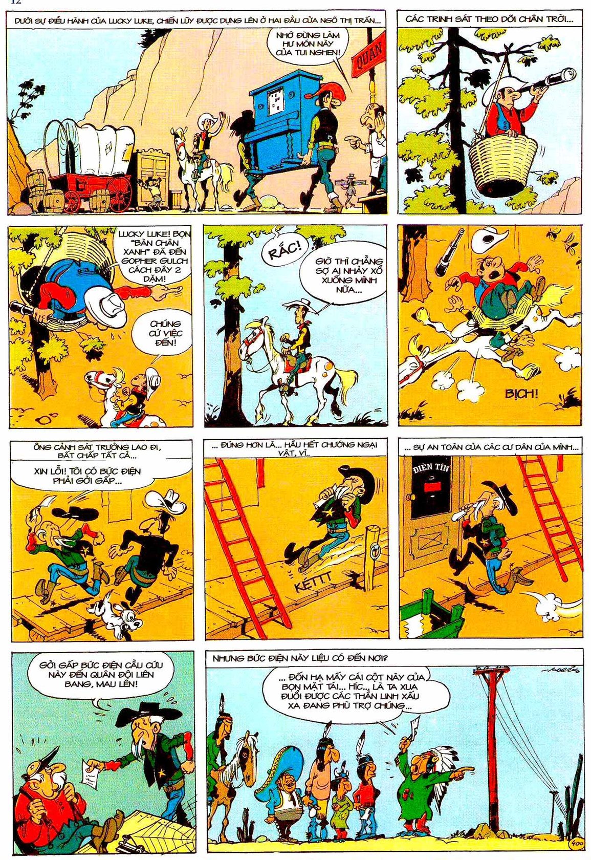 Báo Động Bọn Bàn Chân Xanh — page 11