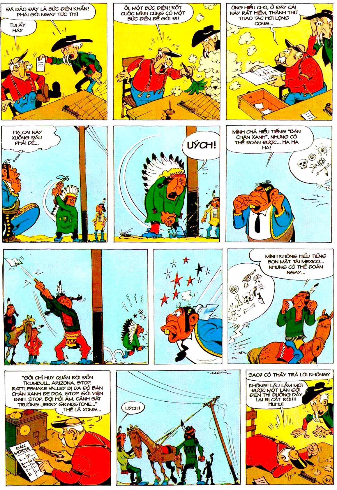 Báo Động Bọn Bàn Chân Xanh — page 12