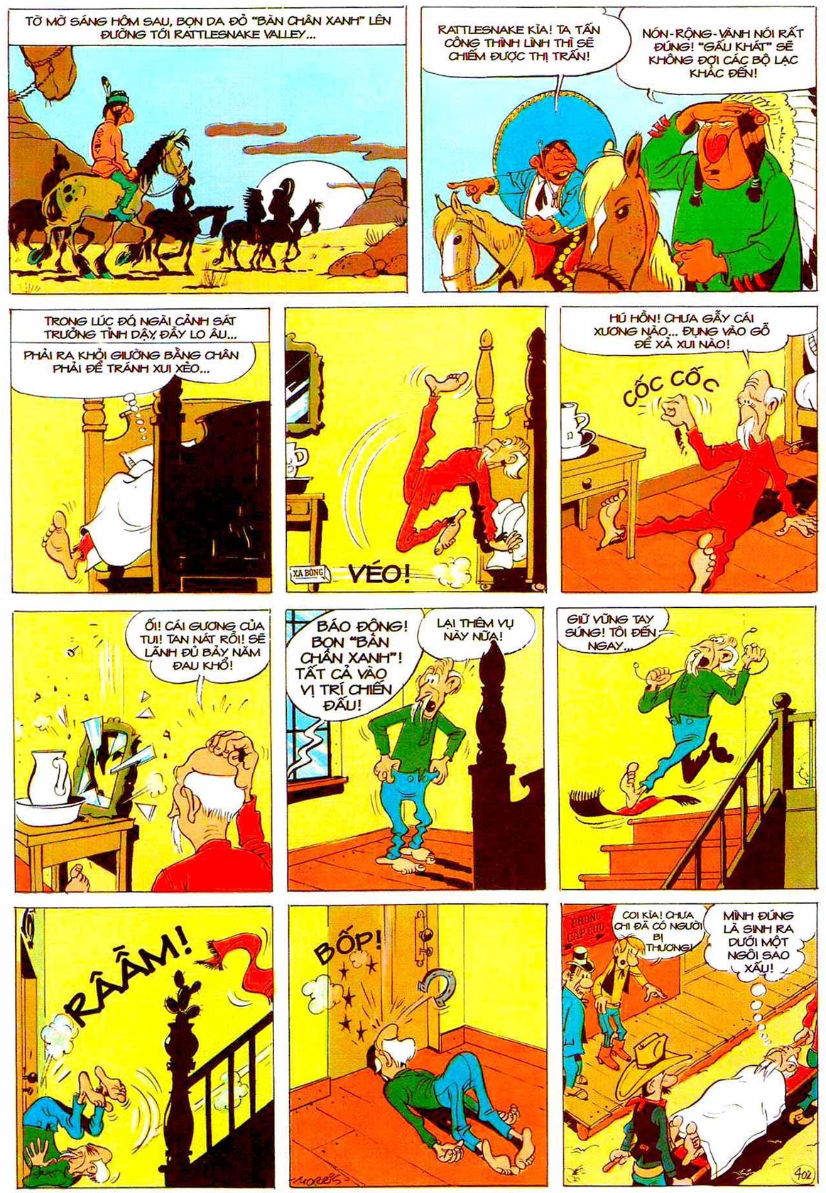 Báo Động Bọn Bàn Chân Xanh — page 13