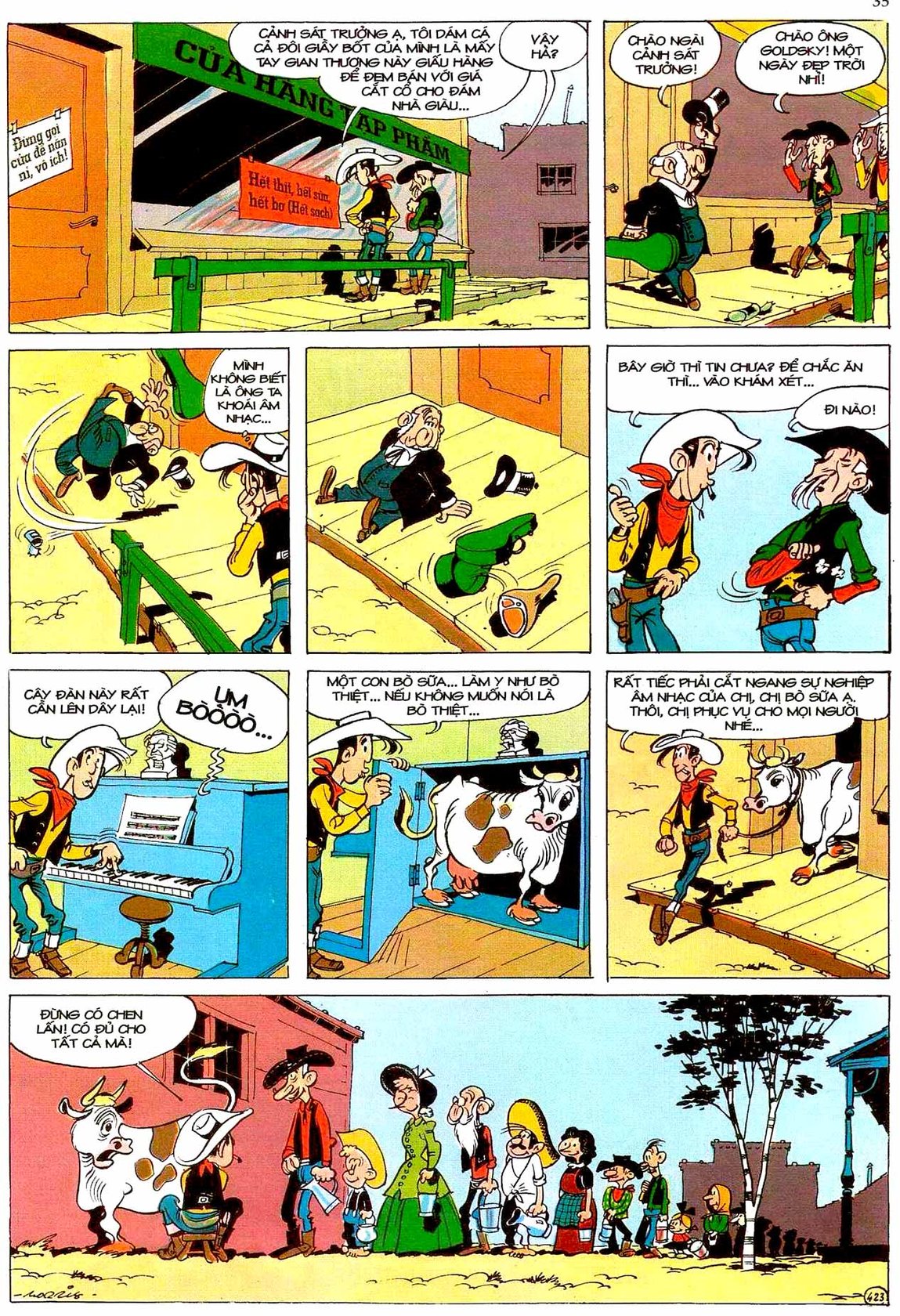 Báo Động Bọn Bàn Chân Xanh — page 34