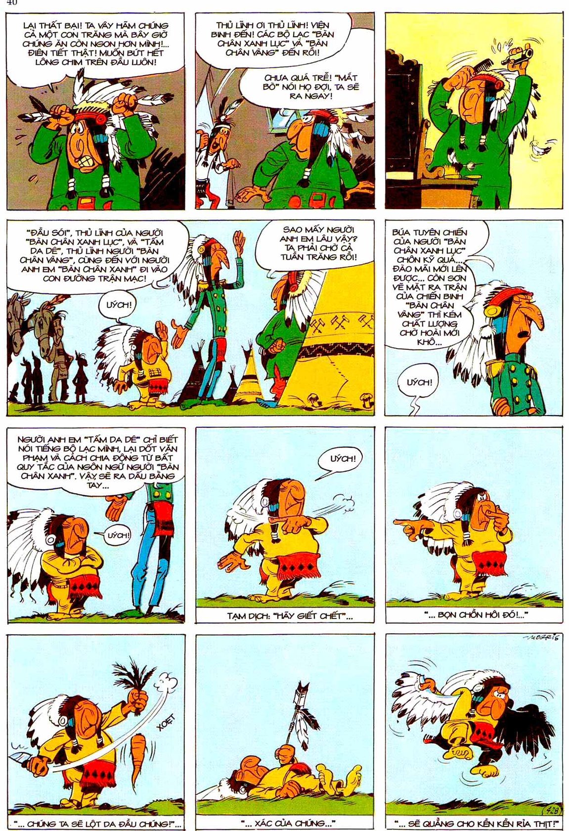 Báo Động Bọn Bàn Chân Xanh — page 39
