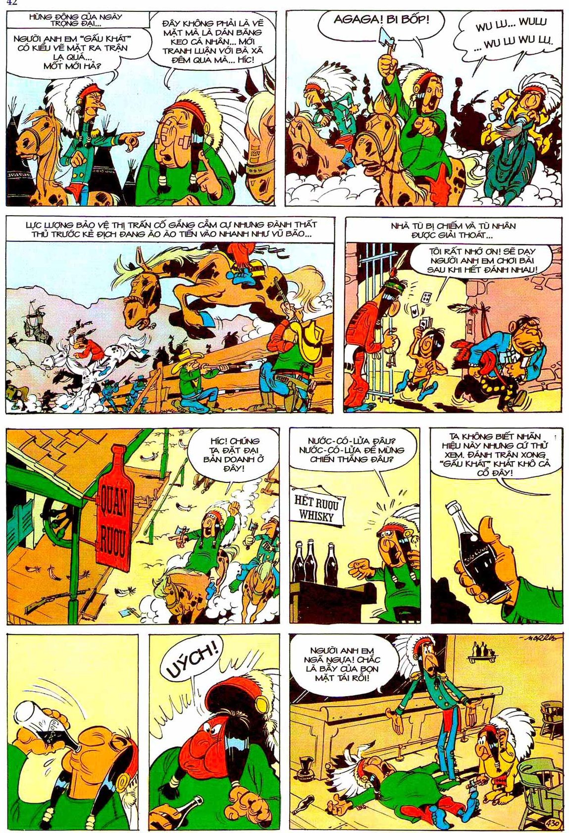 Báo Động Bọn Bàn Chân Xanh — page 41