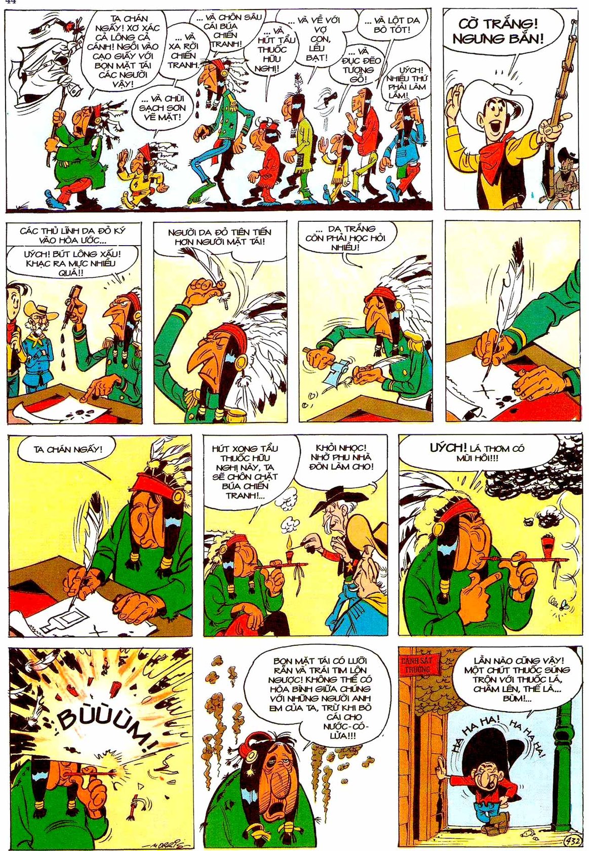 Báo Động Bọn Bàn Chân Xanh — page 43