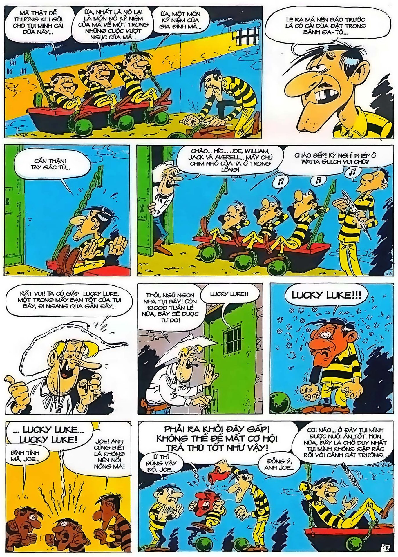 Tứ Quái Dalton Vượt Ngục — page 3