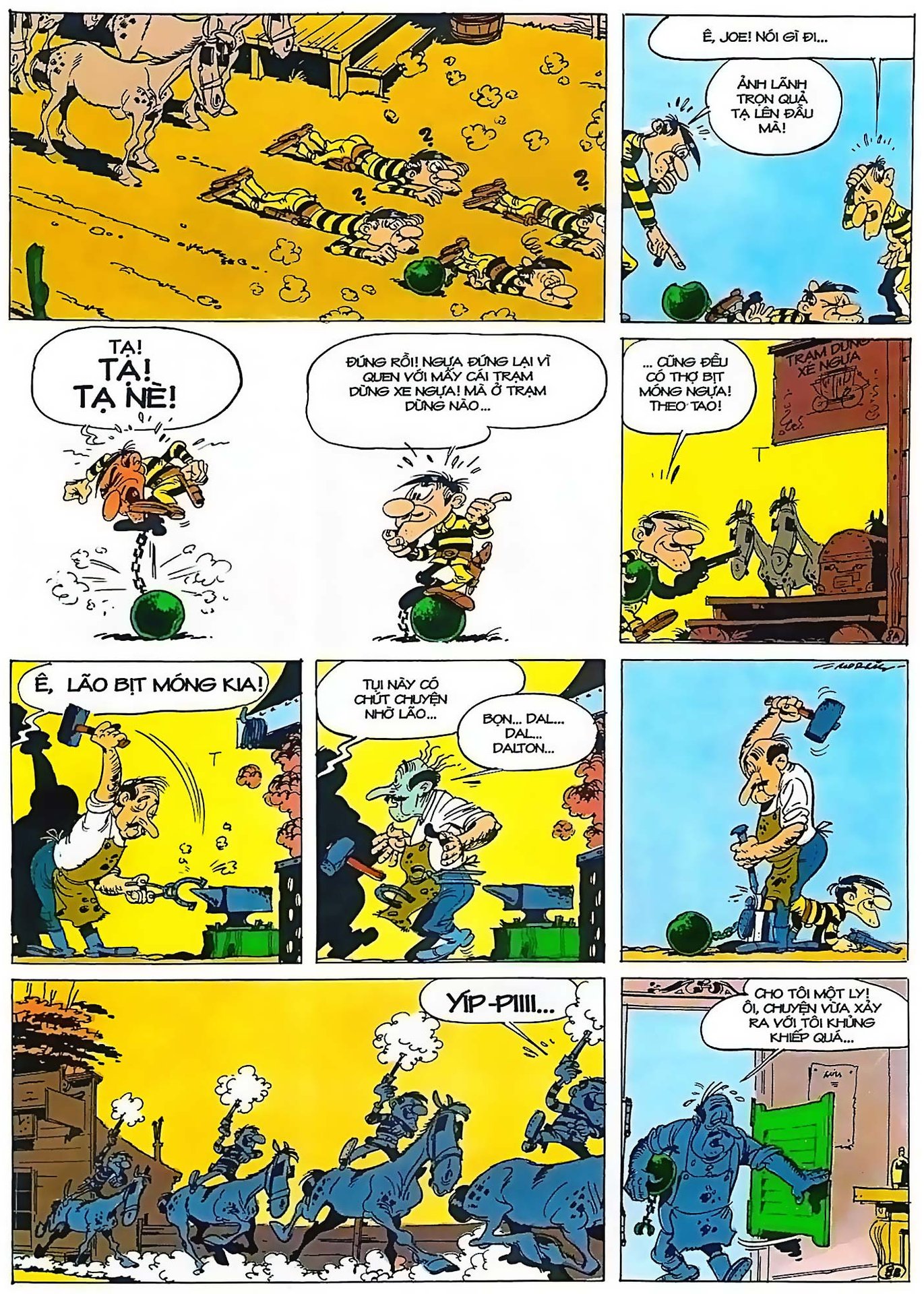 Tứ Quái Dalton Vượt Ngục — page 9