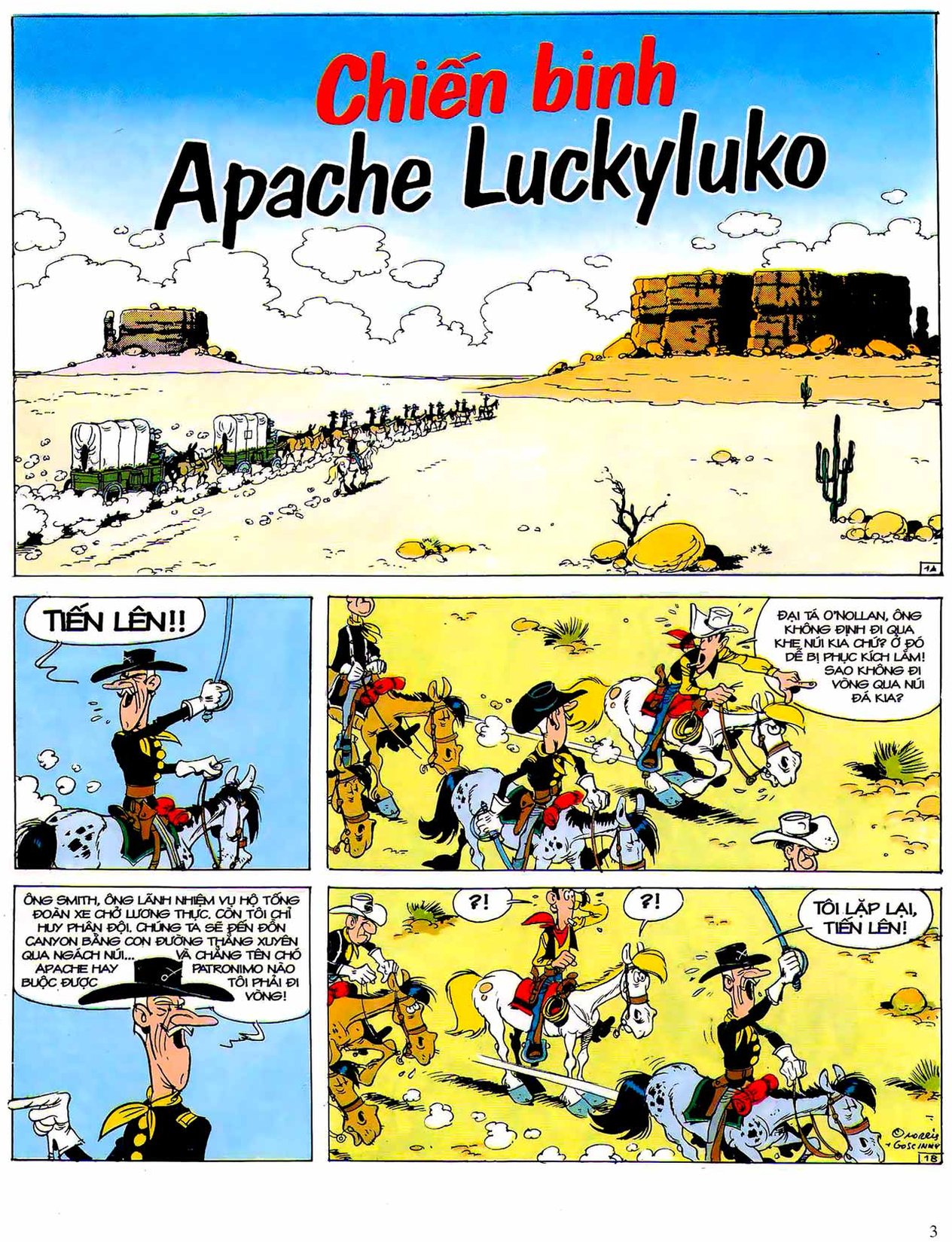 Chiến Binh Apache Lucky Luke — page 1