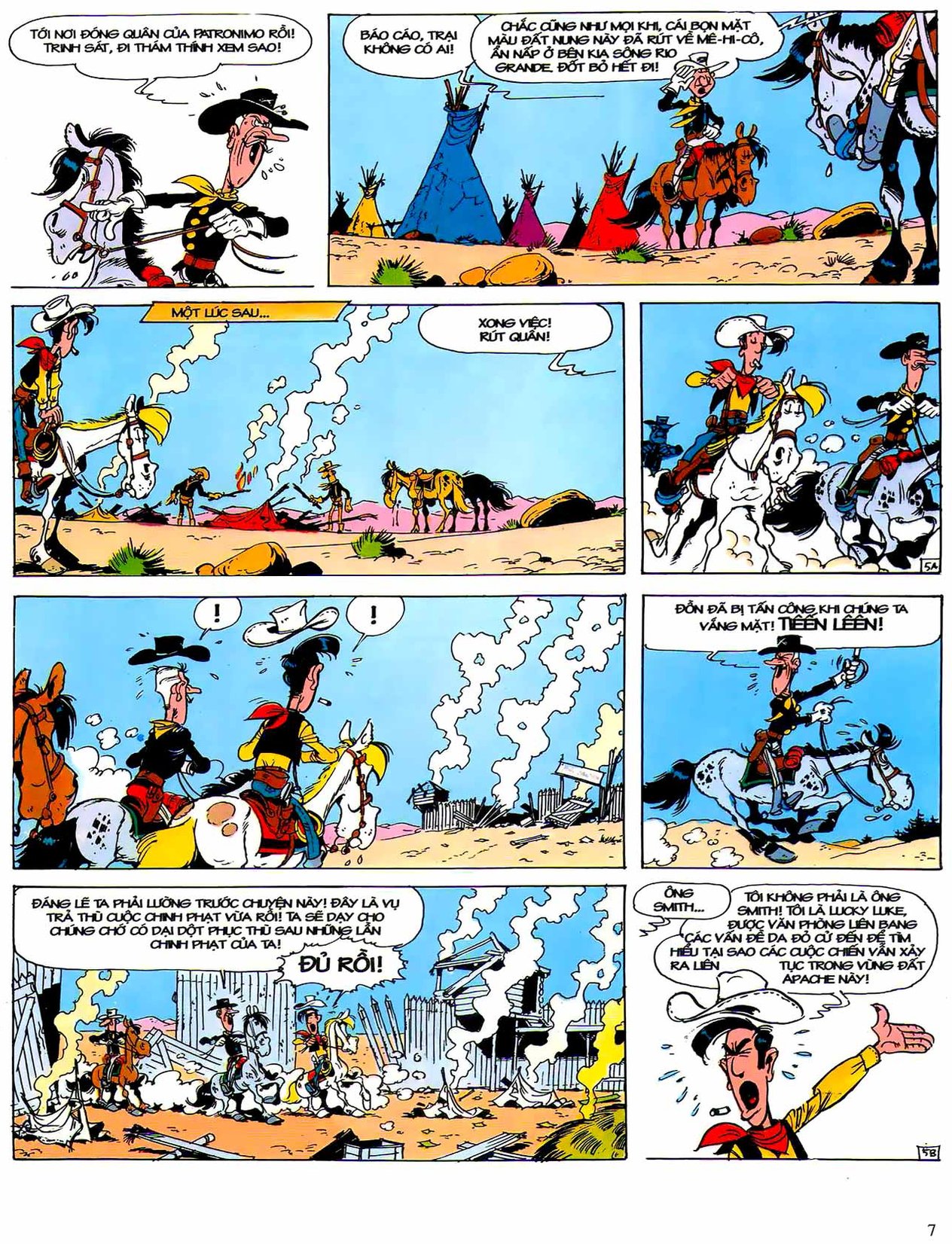 Chiến Binh Apache Lucky Luke — page 5