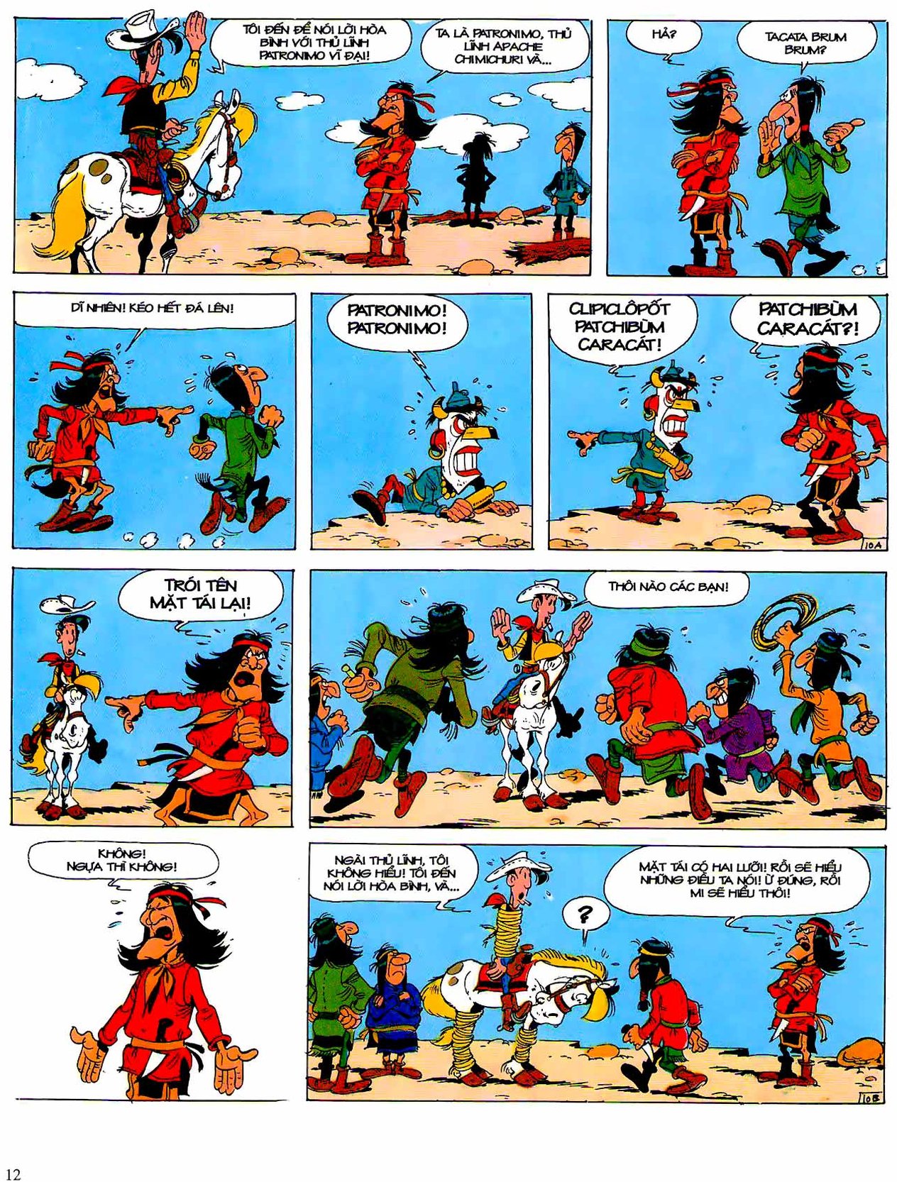 Chiến Binh Apache Lucky Luke — page 10