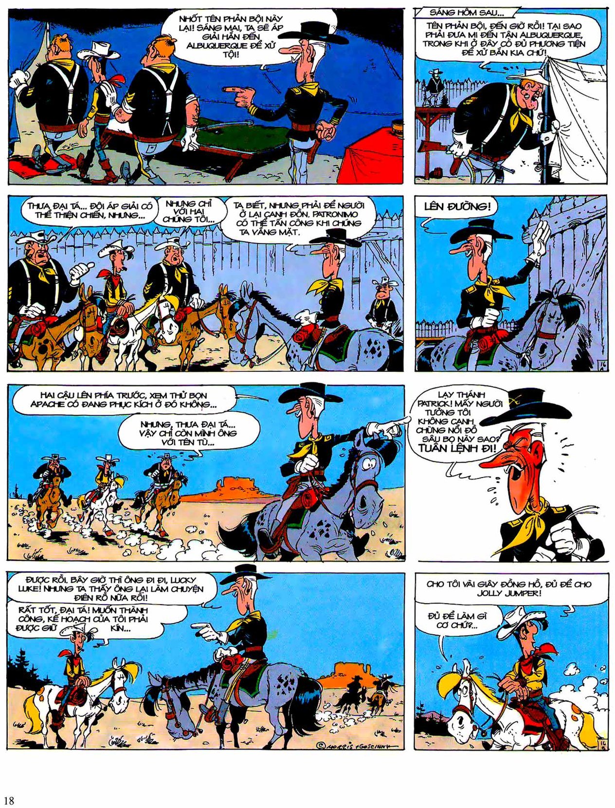 Chiến Binh Apache Lucky Luke — page 16