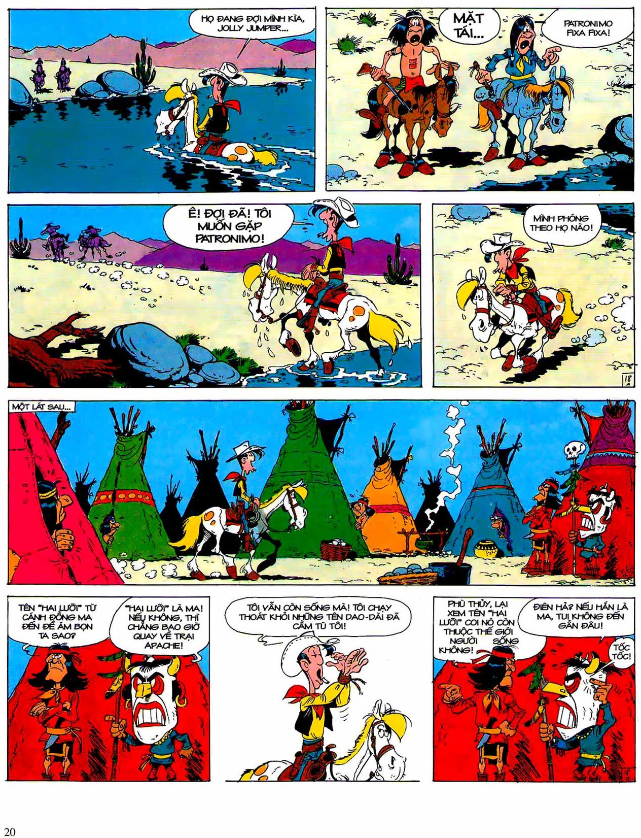 Chiến Binh Apache Lucky Luke — page 18