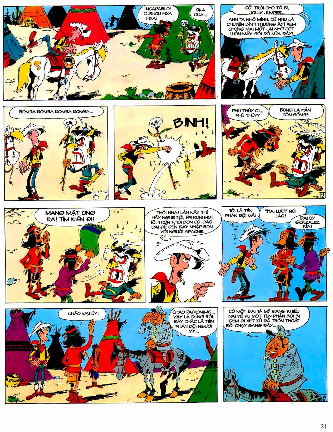 Chiến Binh Apache Lucky Luke — page 19
