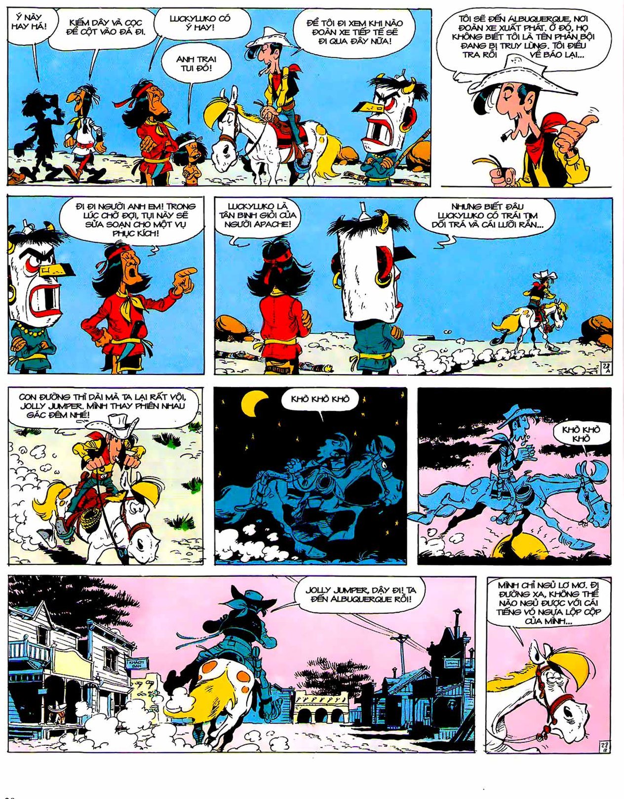 Chiến Binh Apache Lucky Luke — page 28