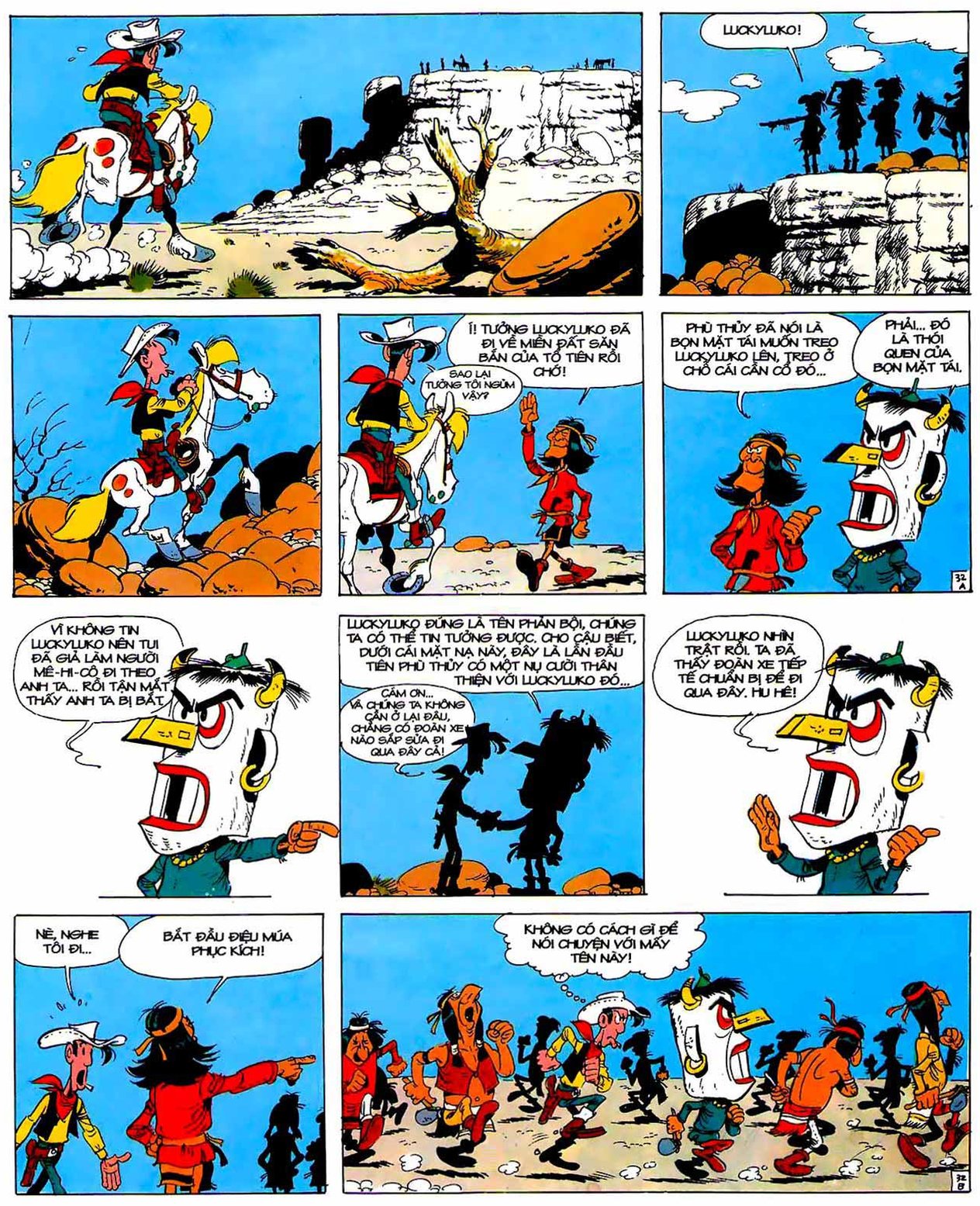 Chiến Binh Apache Lucky Luke — page 32