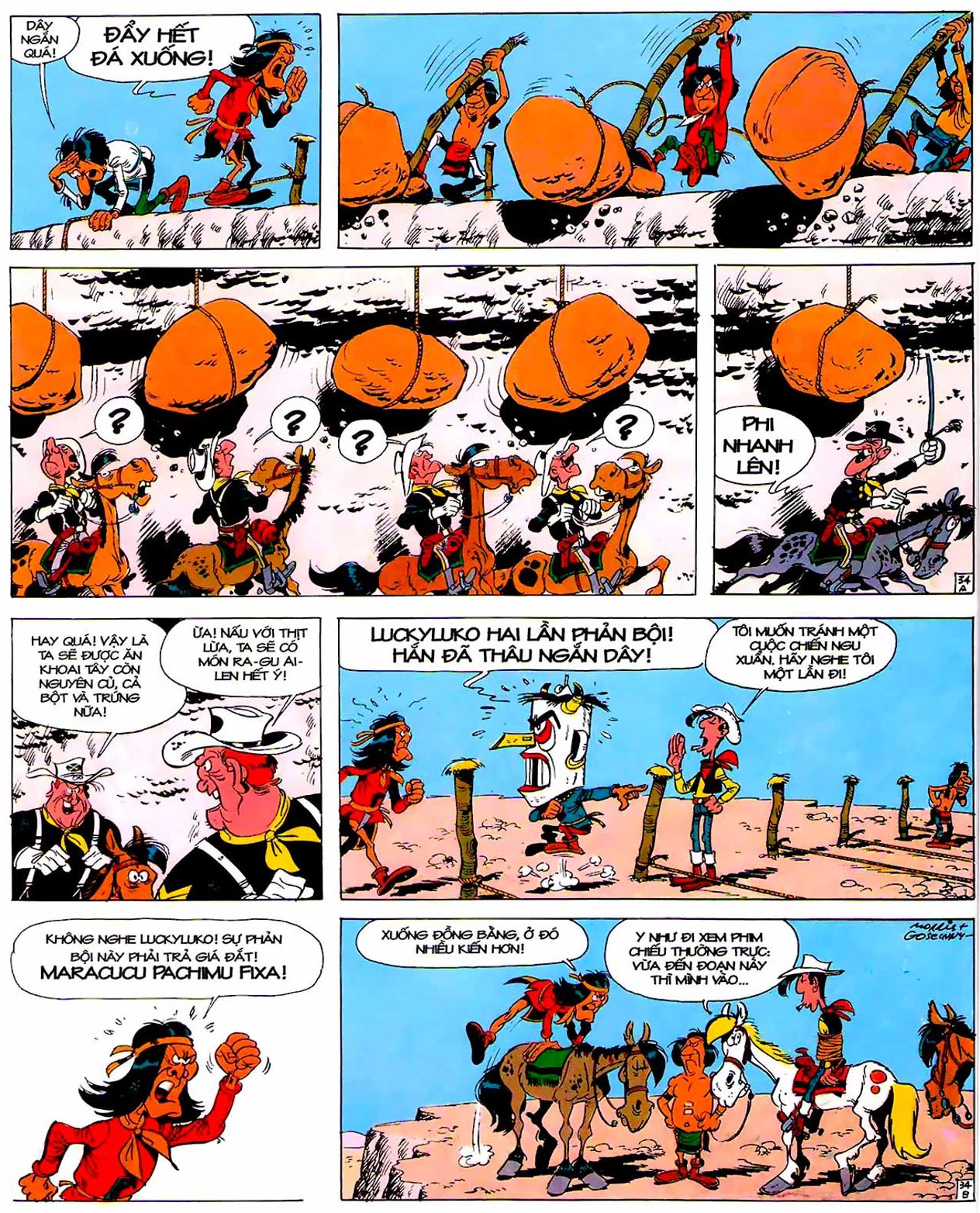 Chiến Binh Apache Lucky Luke — page 34