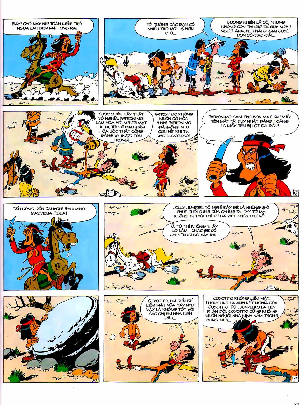 Chiến Binh Apache Lucky Luke — page 35