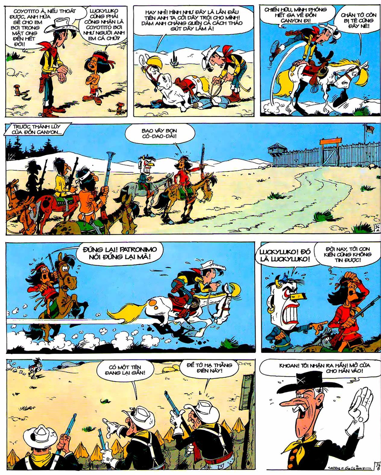Chiến Binh Apache Lucky Luke — page 36