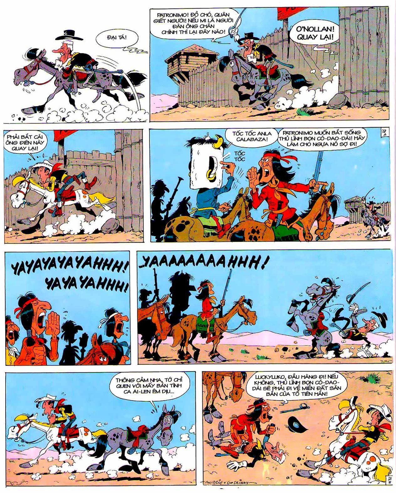 Chiến Binh Apache Lucky Luke — page 38