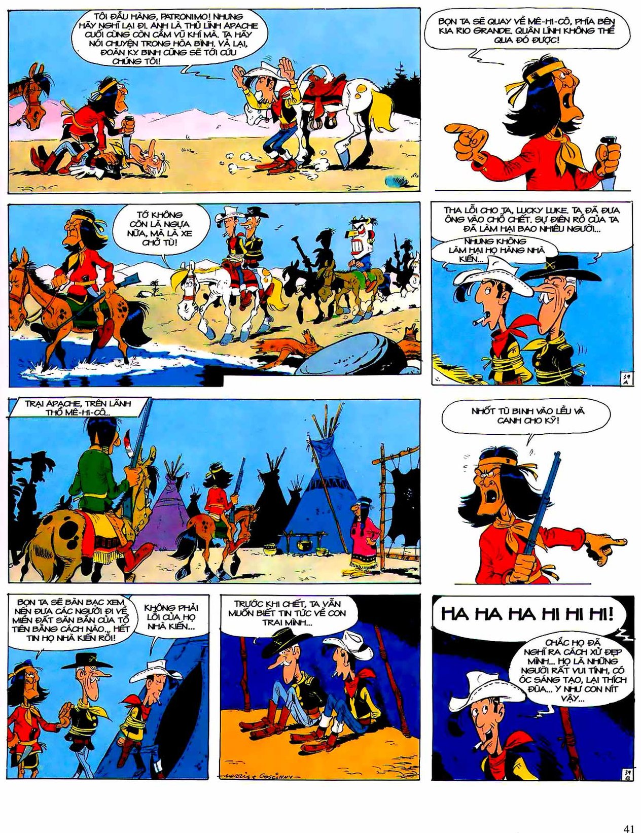 Chiến Binh Apache Lucky Luke — page 39