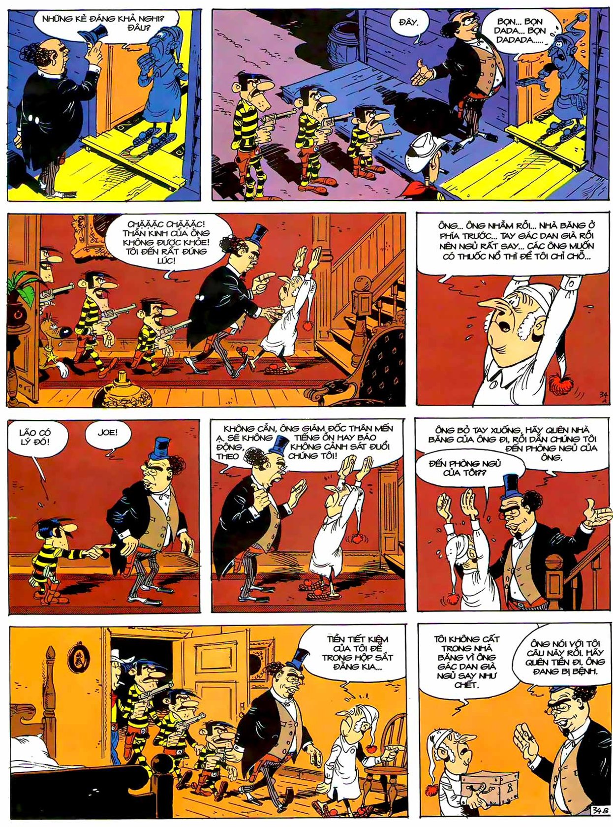 Tứ Quái Dalton Hết Bệnh — page 35