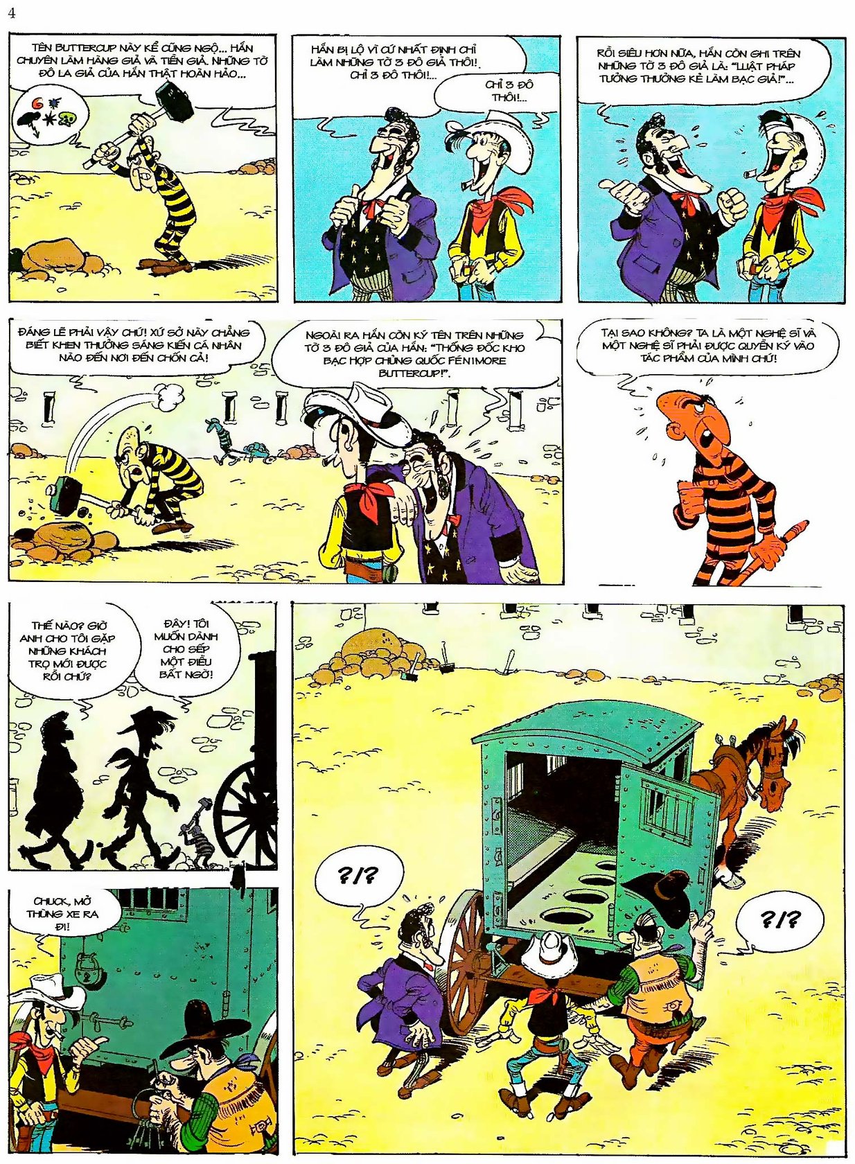 Tứ Quái Dalton Và Cuộc Truy Tìm Kho Báu — page 3