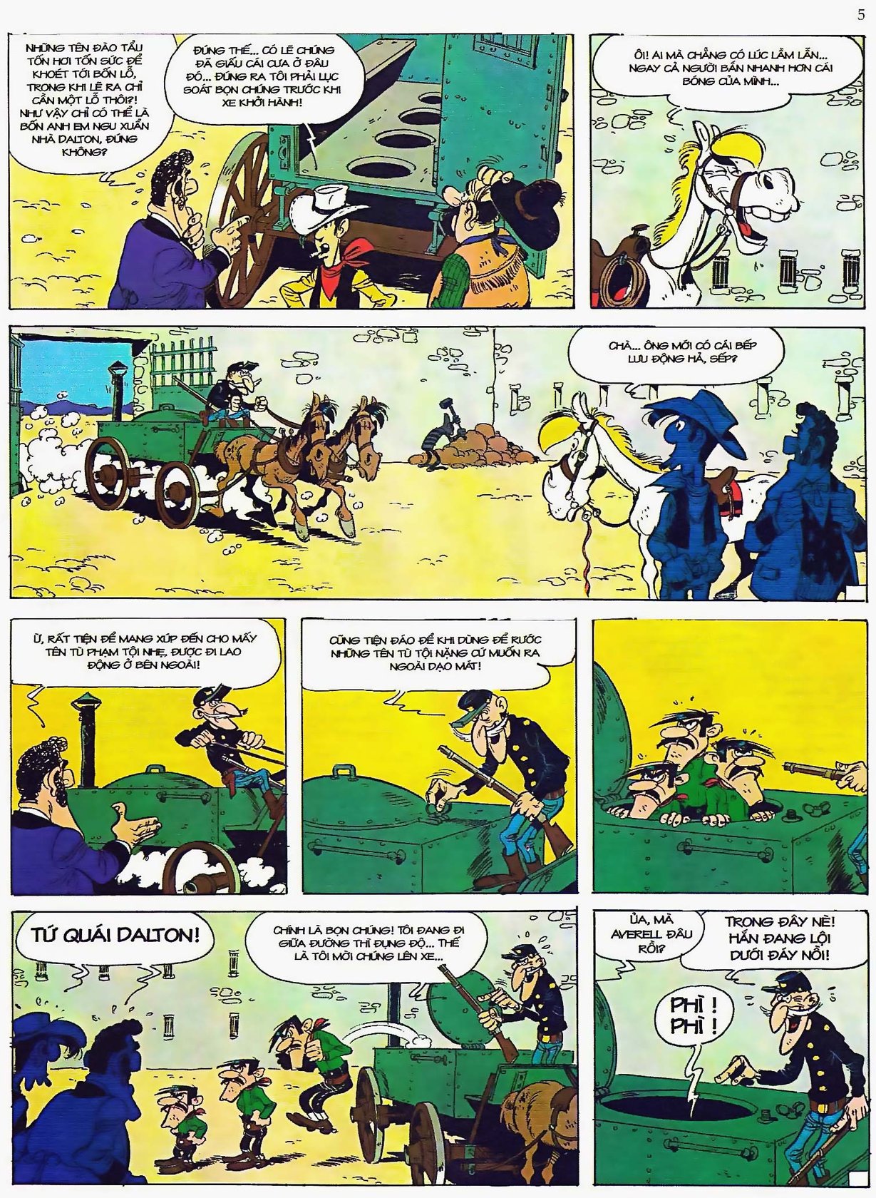 Tứ Quái Dalton Và Cuộc Truy Tìm Kho Báu — page 4