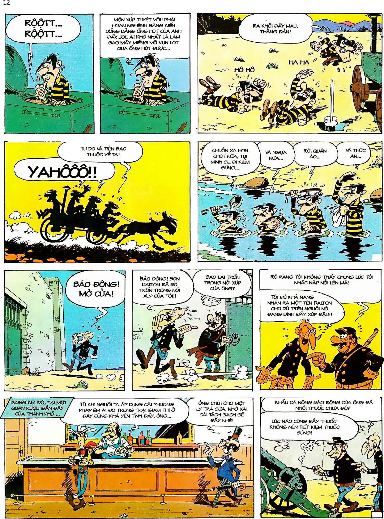 Tứ Quái Dalton Và Cuộc Truy Tìm Kho Báu — page 11