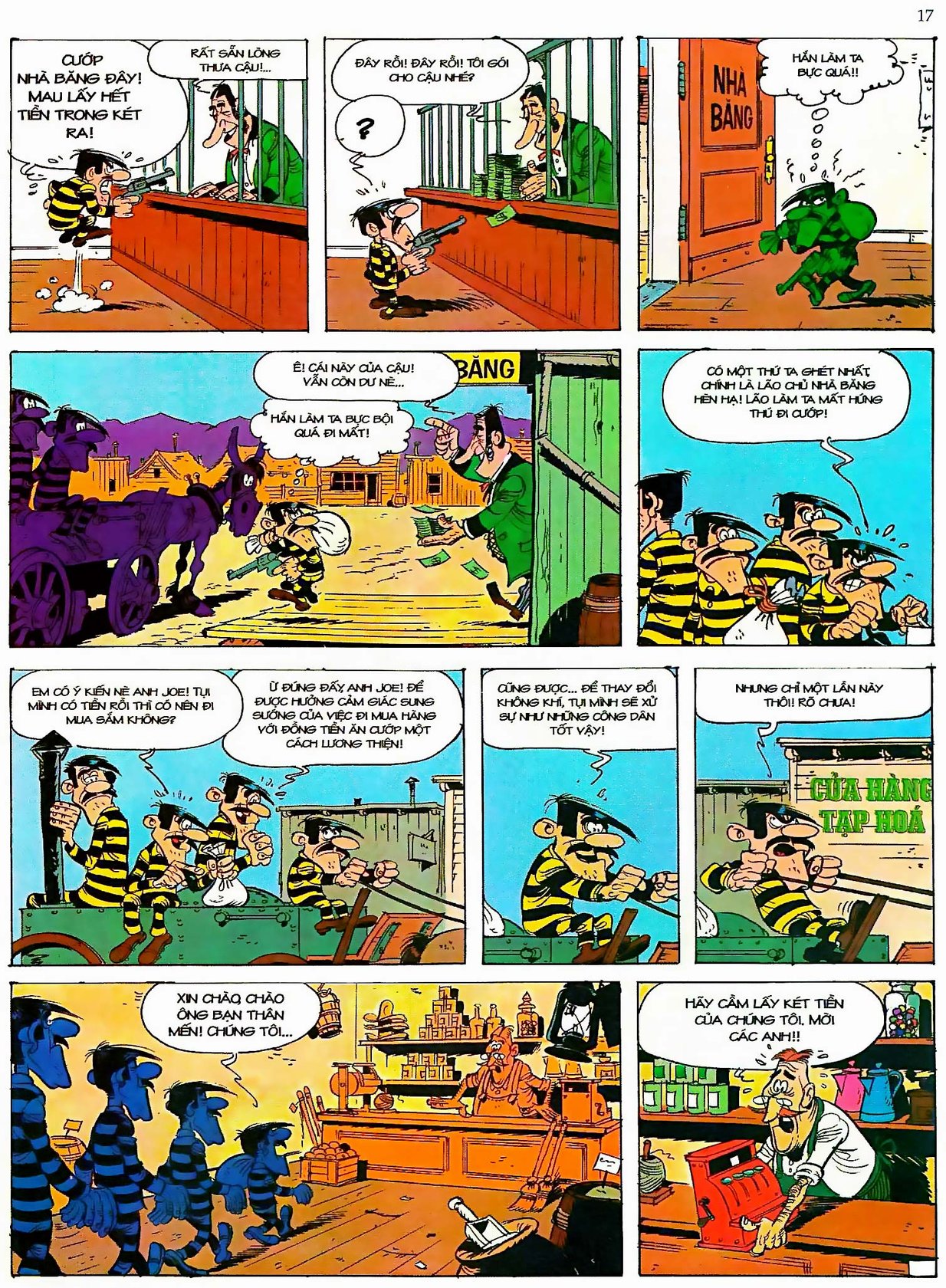 Tứ Quái Dalton Và Cuộc Truy Tìm Kho Báu — page 16