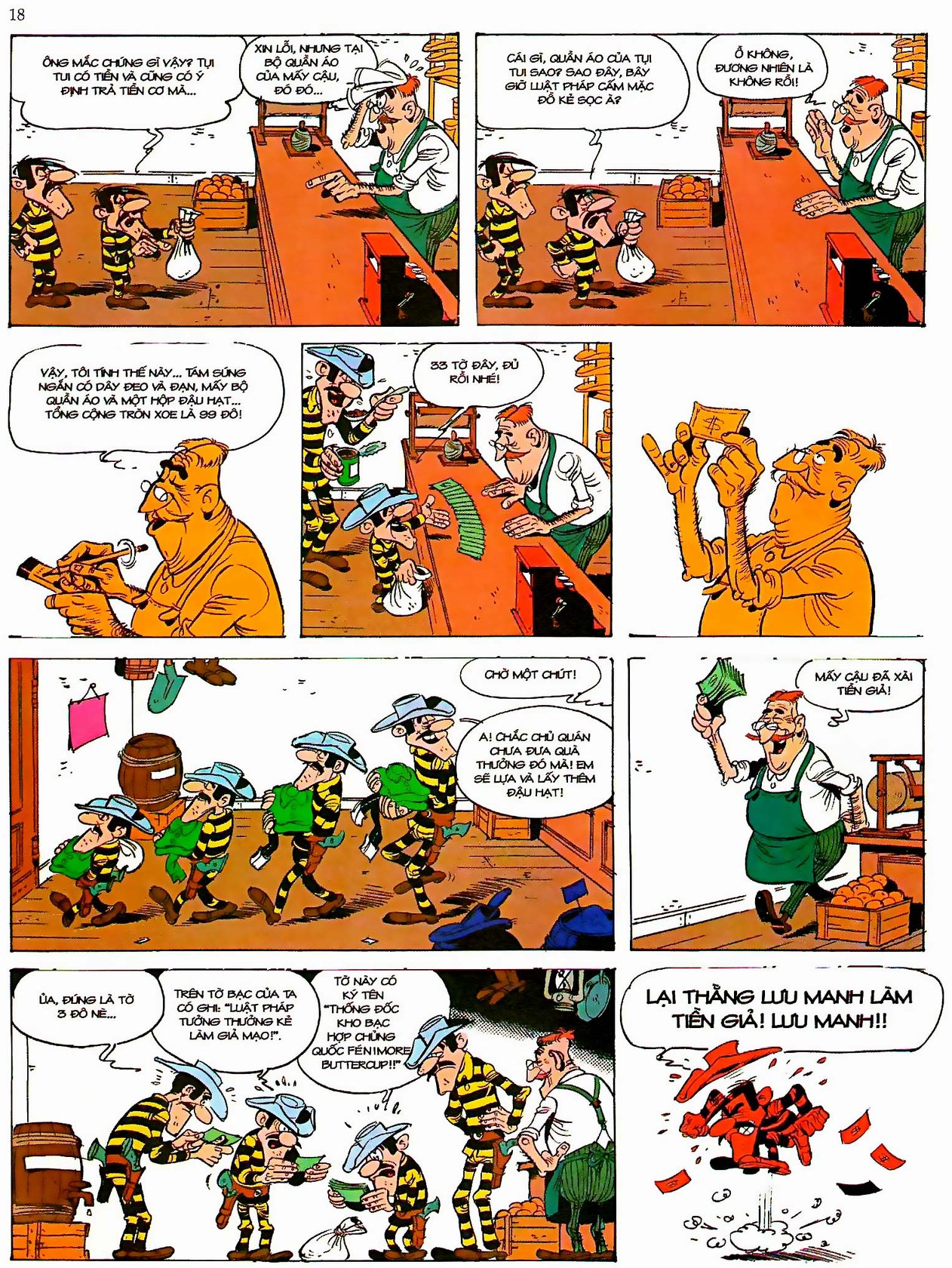 Tứ Quái Dalton Và Cuộc Truy Tìm Kho Báu — page 17