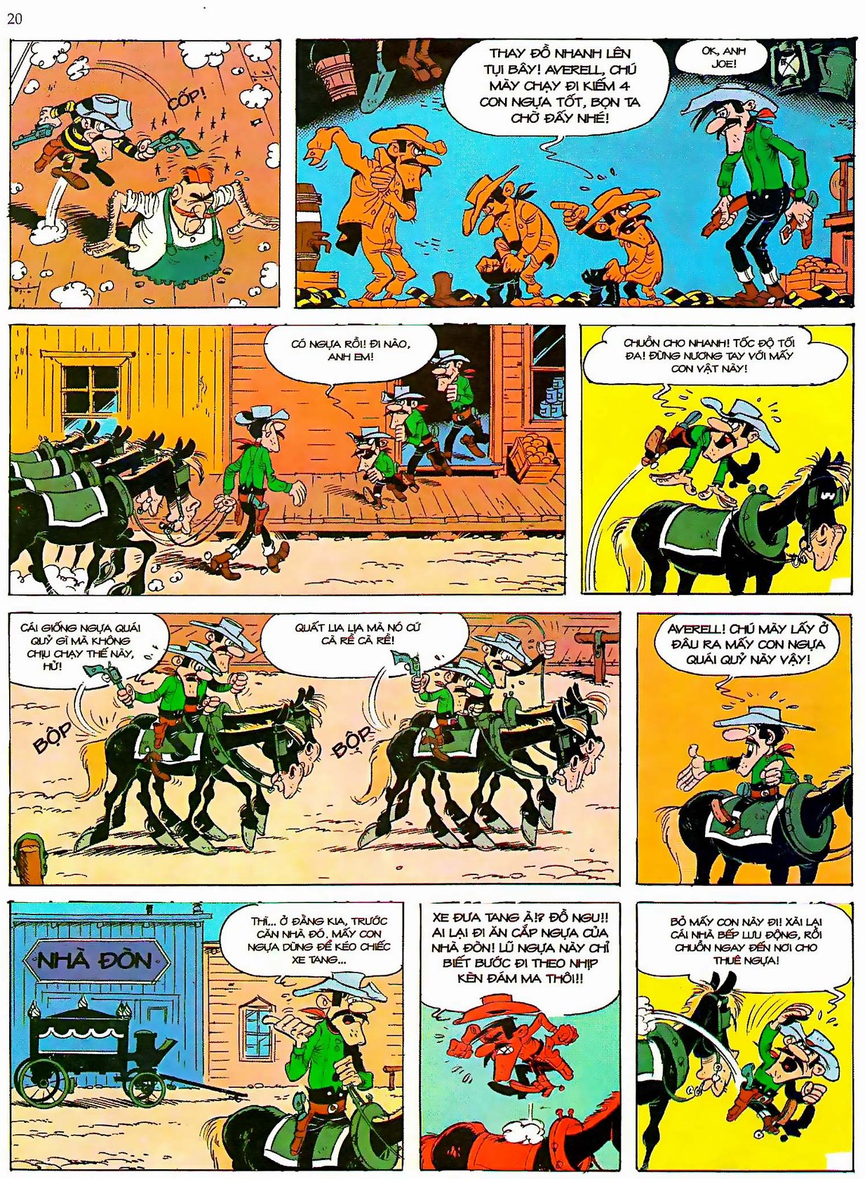 Tứ Quái Dalton Và Cuộc Truy Tìm Kho Báu — page 19