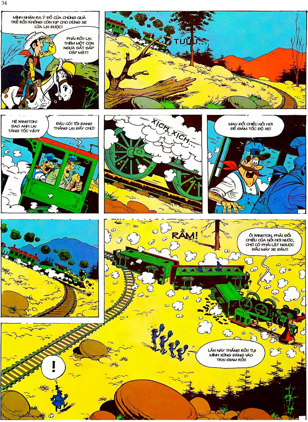 Tứ Quái Dalton Và Cuộc Truy Tìm Kho Báu — page 33