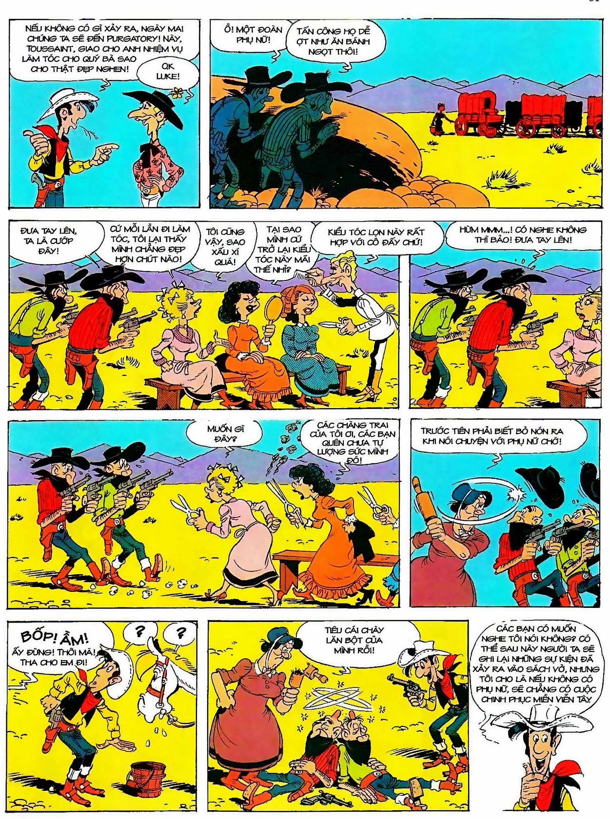 Hôn Thê Của Lucky Luke — page 30