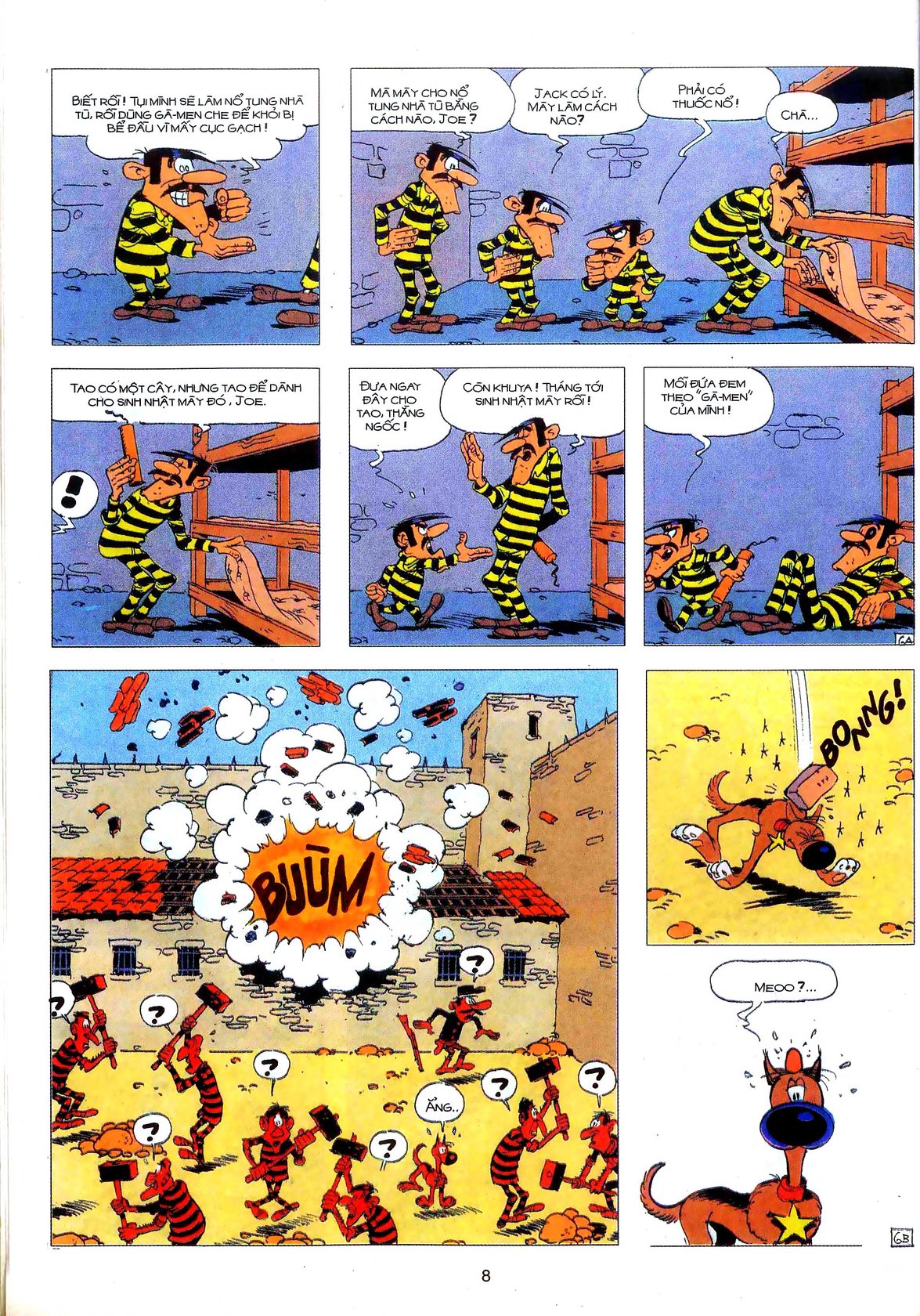 Tứ Quái Dalton - Mất Trí — page 7