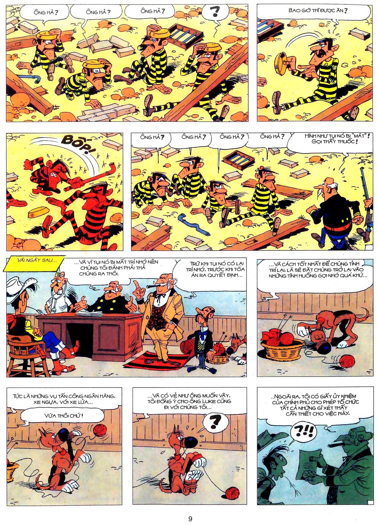 Tứ Quái Dalton - Mất Trí — page 8