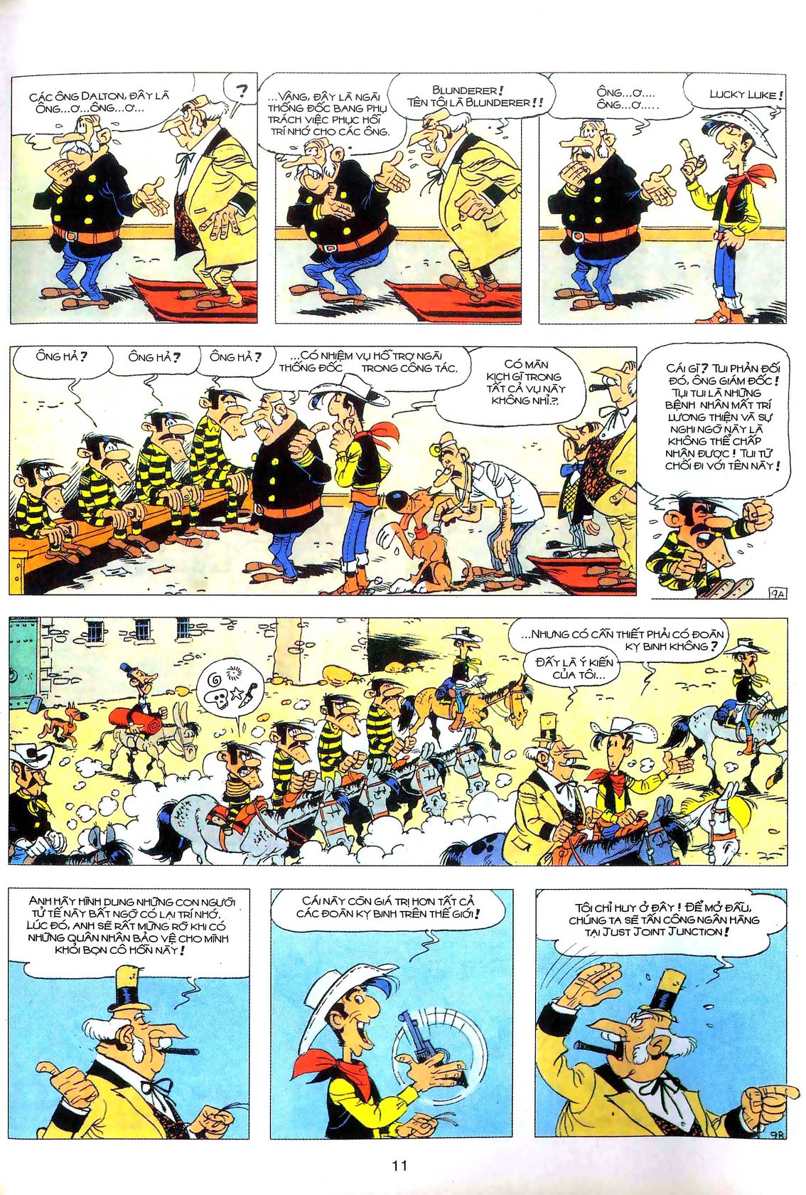Tứ Quái Dalton - Mất Trí — page 10
