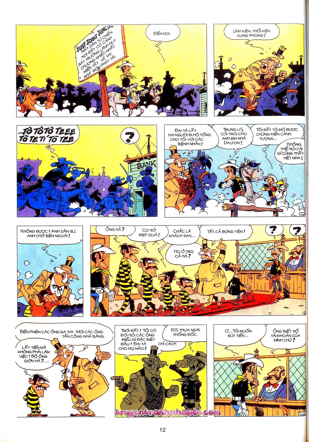 Tứ Quái Dalton - Mất Trí — page 11