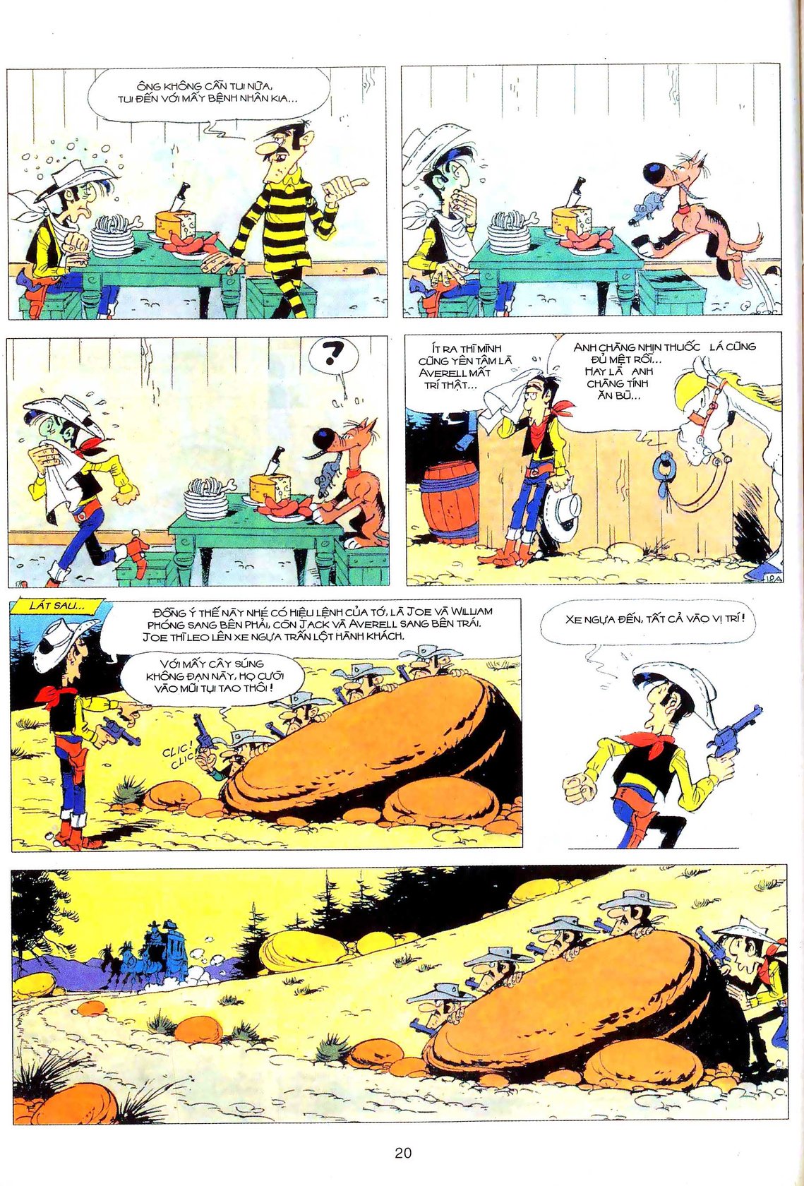 Tứ Quái Dalton - Mất Trí — page 19