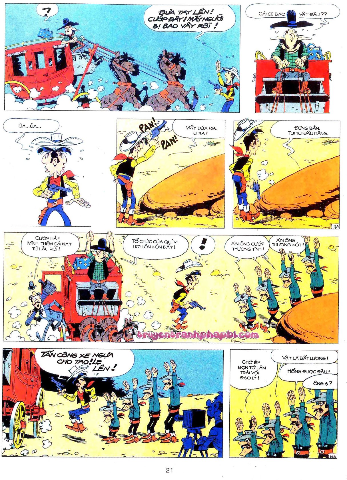 Tứ Quái Dalton - Mất Trí — page 20