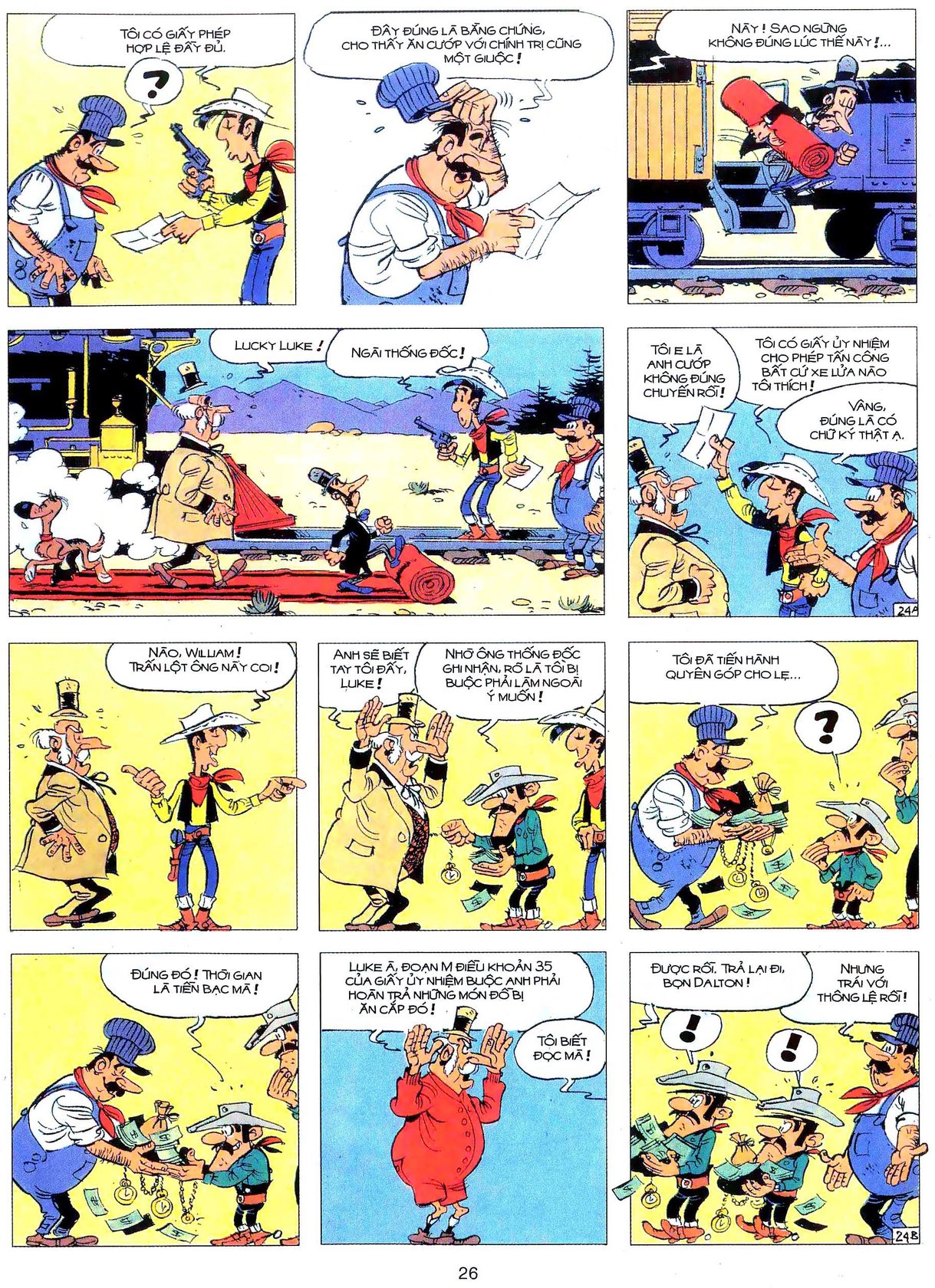 Tứ Quái Dalton - Mất Trí — page 25