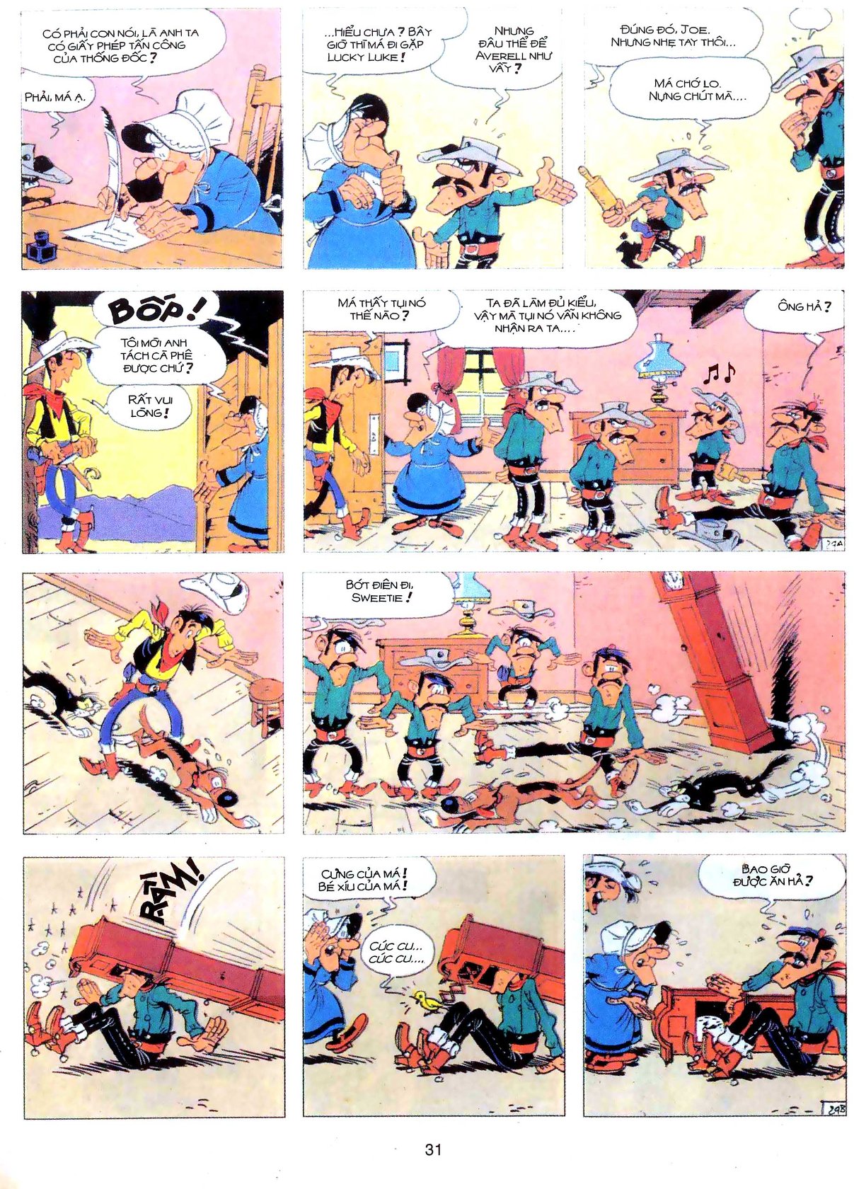 Tứ Quái Dalton - Mất Trí — page 30