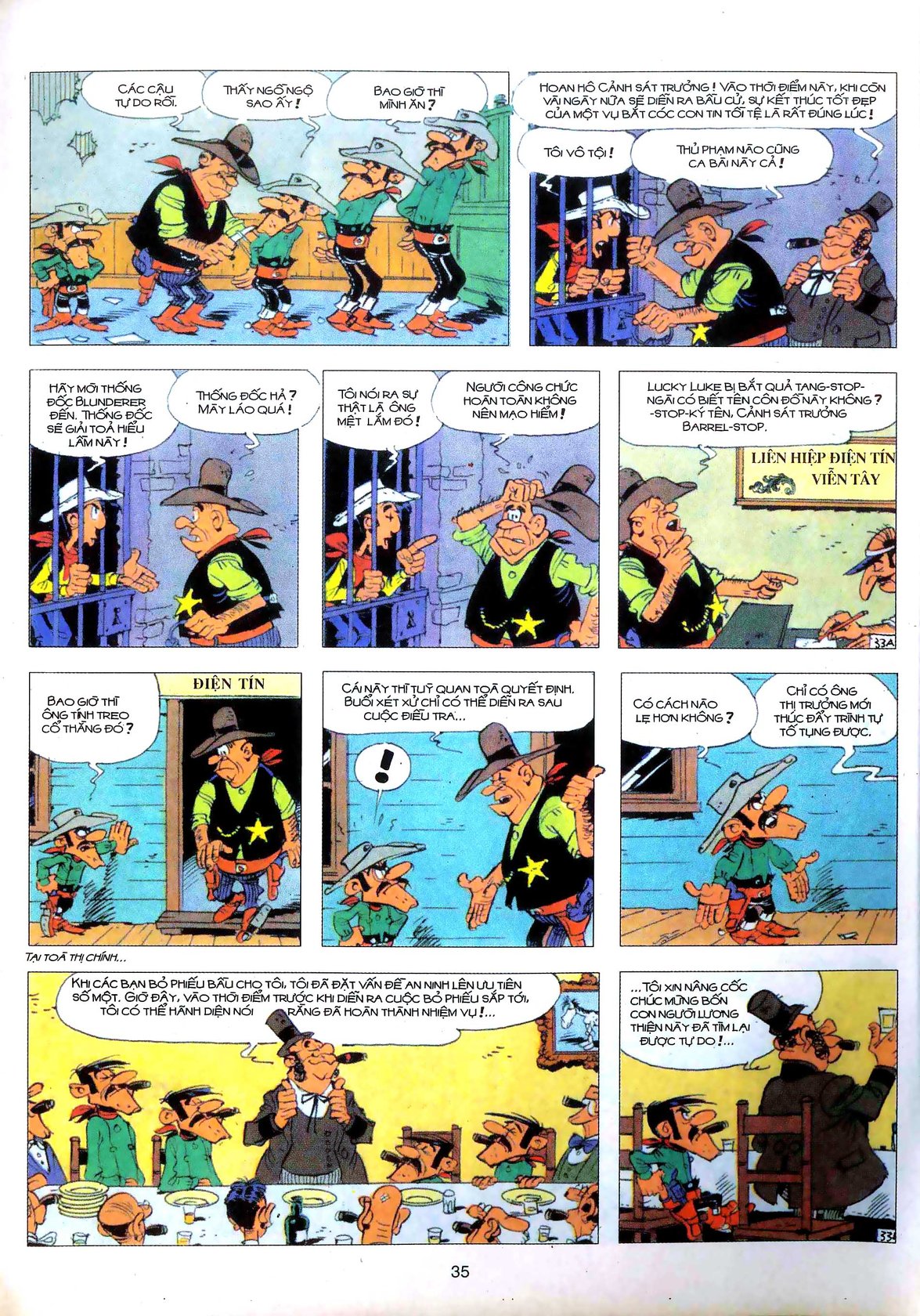 Tứ Quái Dalton - Mất Trí — page 34