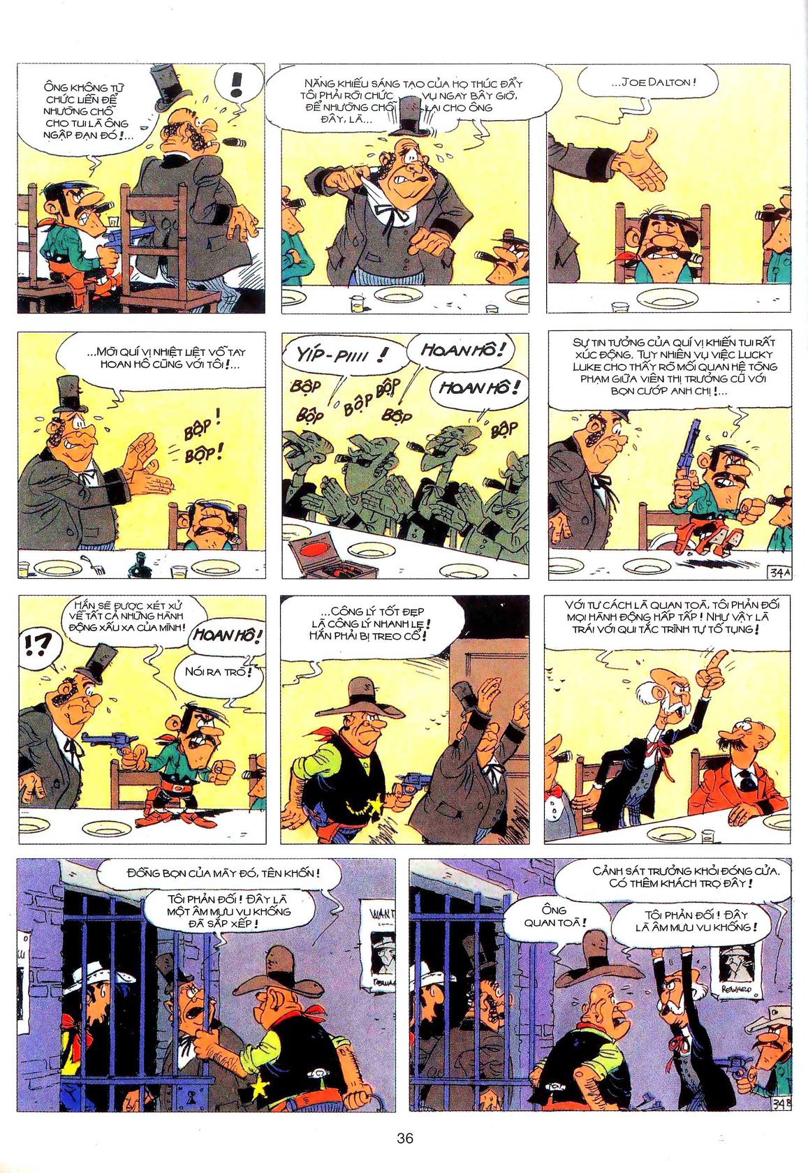 Tứ Quái Dalton - Mất Trí — page 35