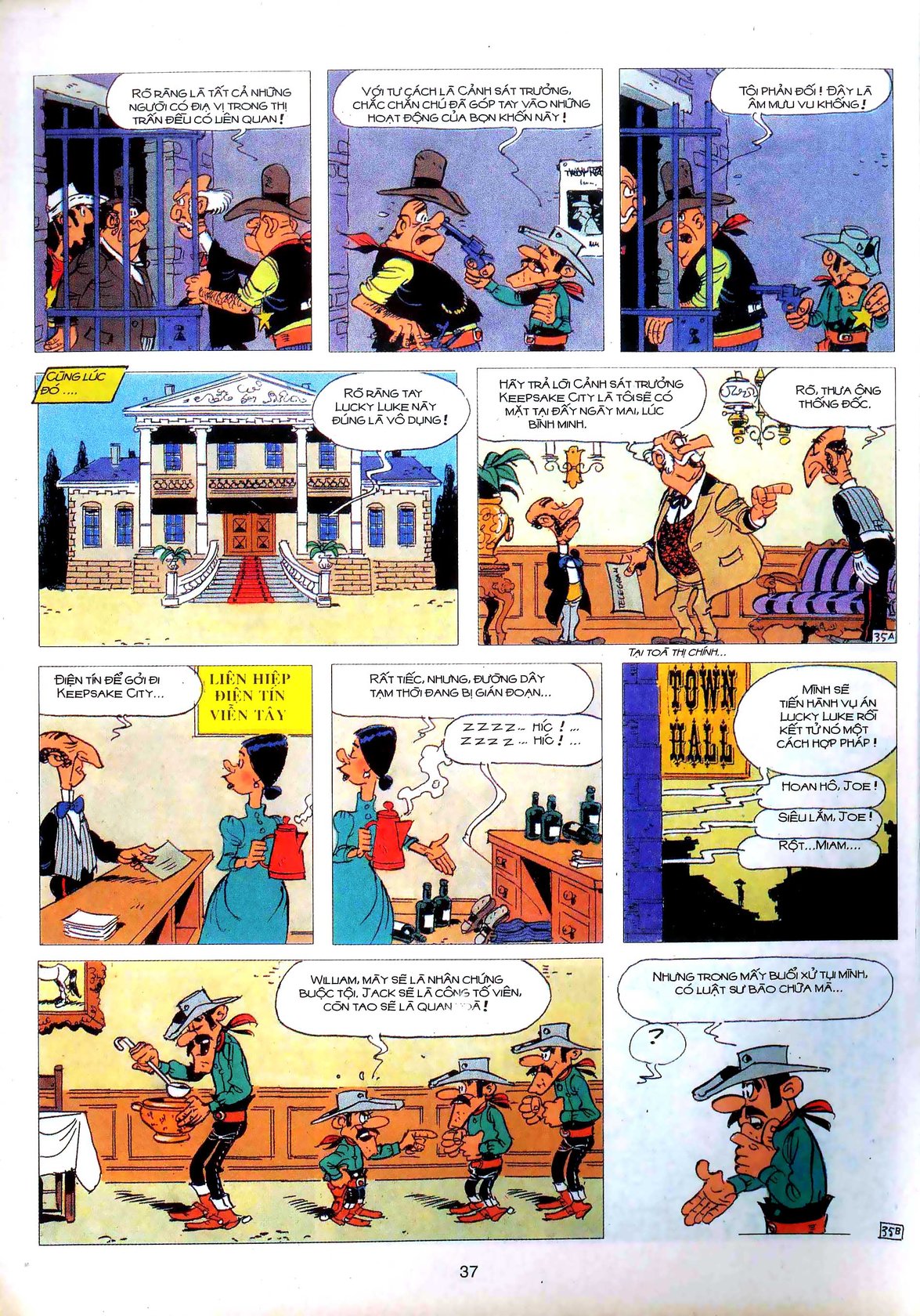 Tứ Quái Dalton - Mất Trí — page 36