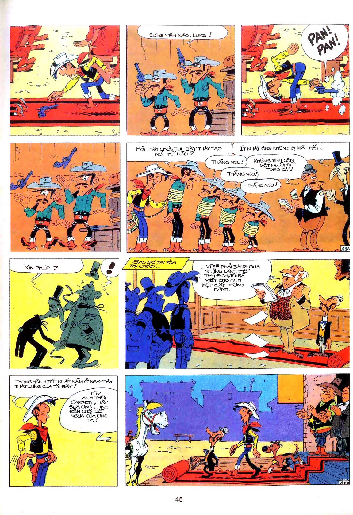 Tứ Quái Dalton - Mất Trí — page 44