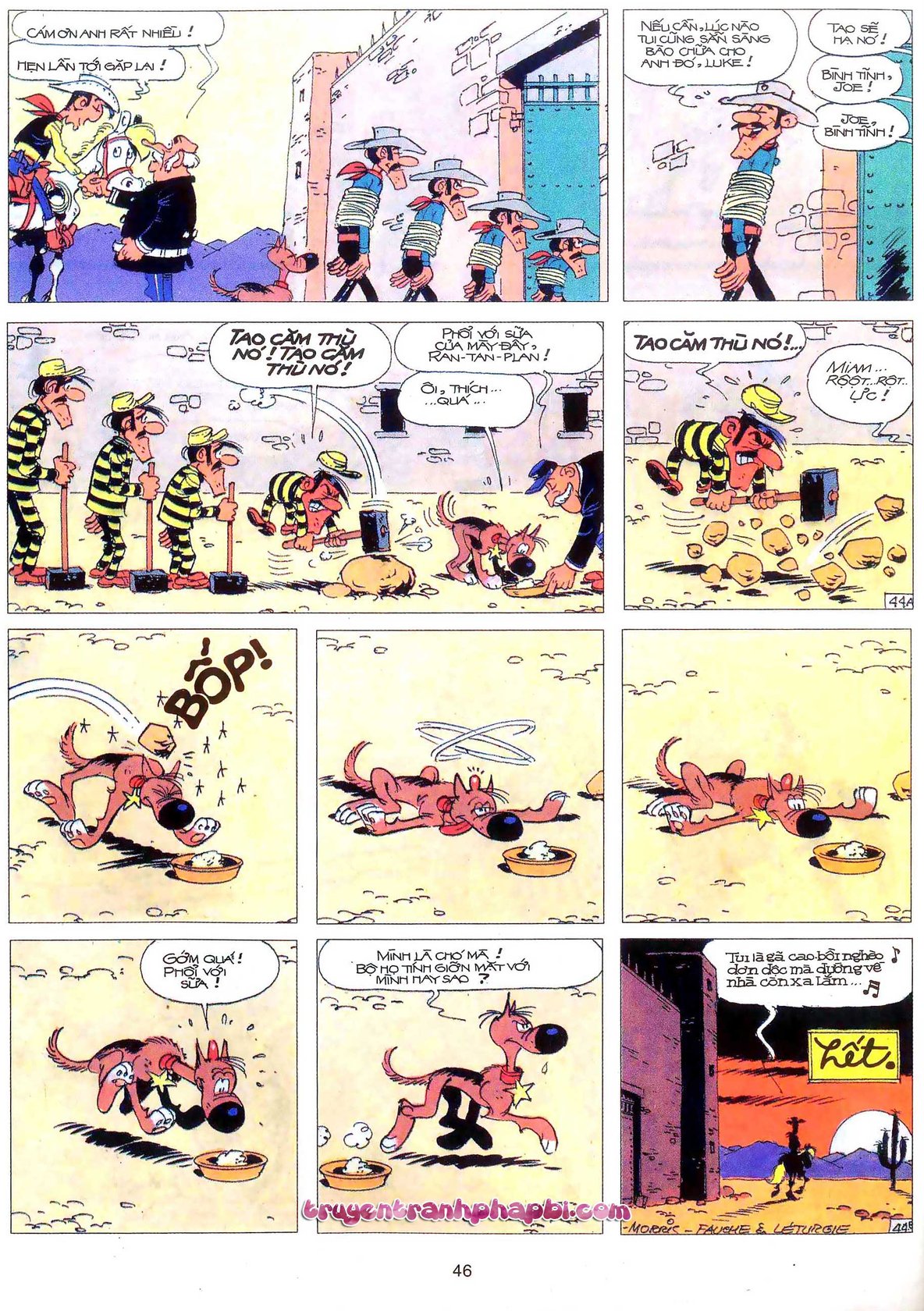 Tứ Quái Dalton - Mất Trí — page 45