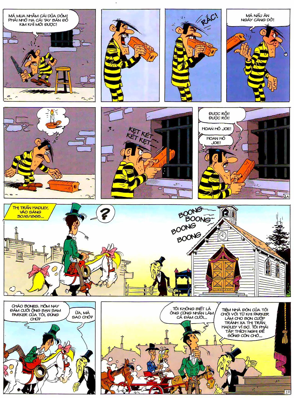 Tứ Quái Dalton Mừng Tiệc Cưới — page 2