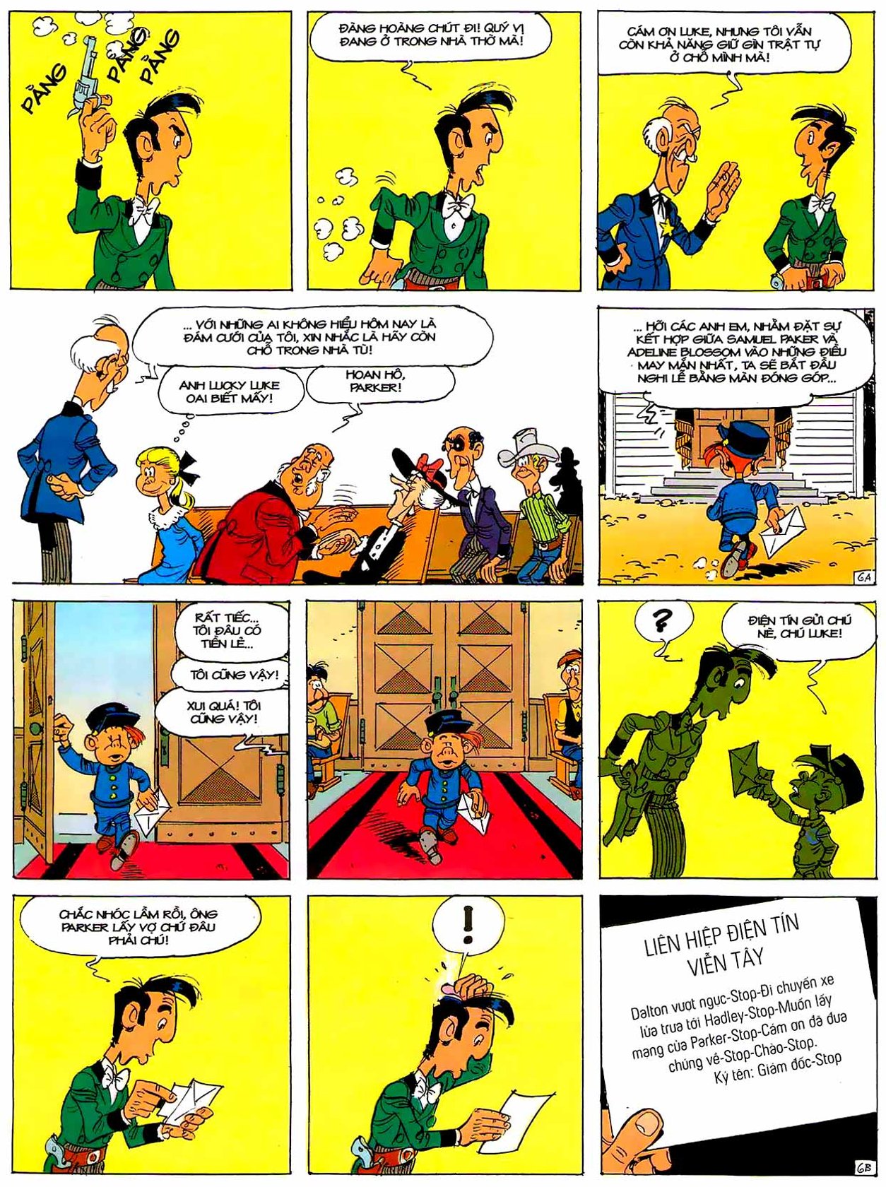 Tứ Quái Dalton Mừng Tiệc Cưới — page 6