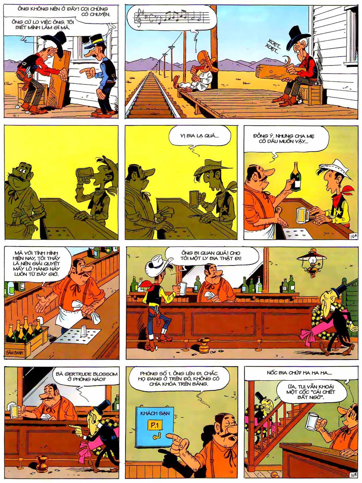Tứ Quái Dalton Mừng Tiệc Cưới — page 16